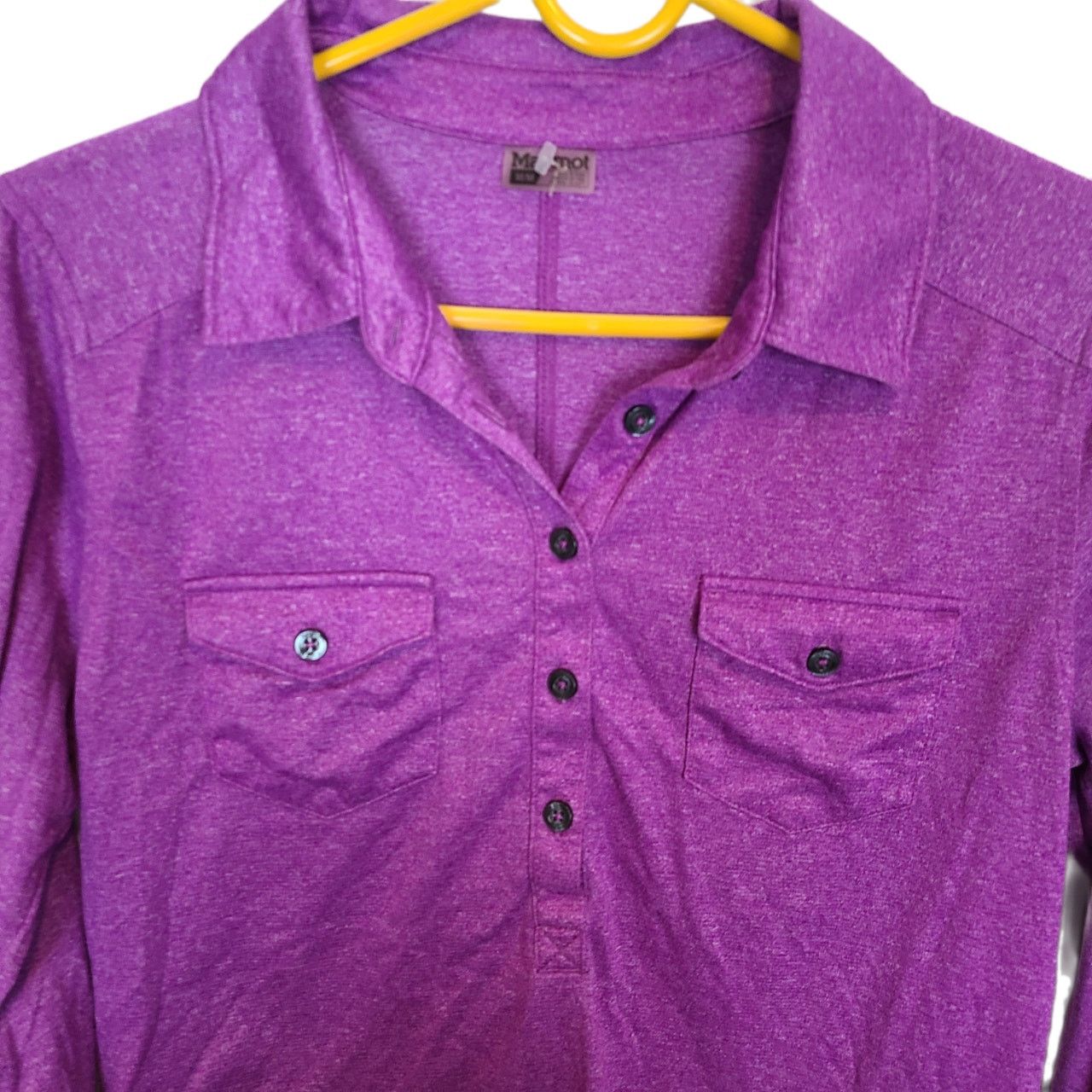 Marmot Marmot Shirt Women M Purple Gorpcore LS Polo Outdoor Base Size M / US 6-8 / IT 42-44 - 2 Thumbnail