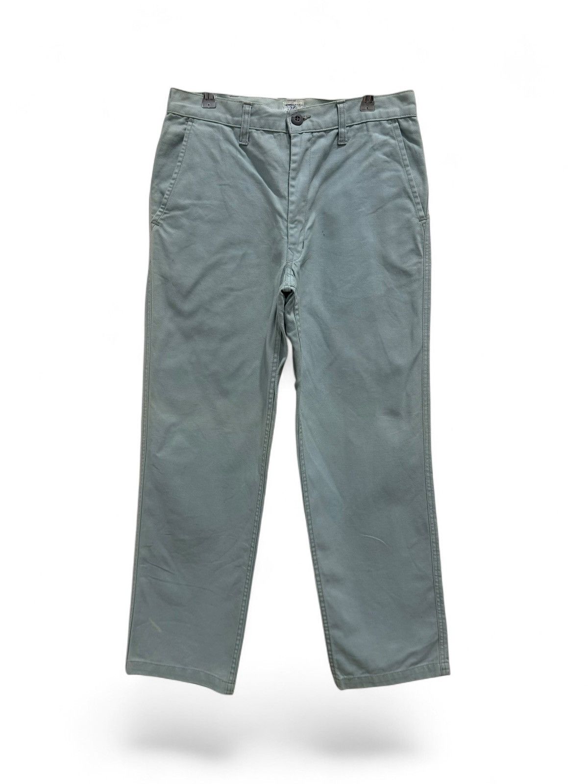 Post Overalls Vintage Post O’Alls Pantograph Work Pant Light Blue Canvas Size US 31 - 1 Thumbnail