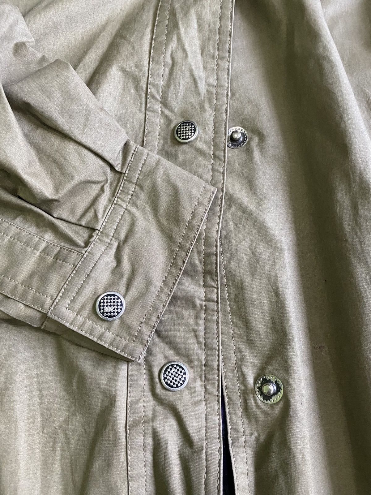 Yves Saint Laurent Vintage 80s Yves Saint Laurent Linen Long Men Jacket Size US M / EU 48-50 / 2 - 12 Thumbnail