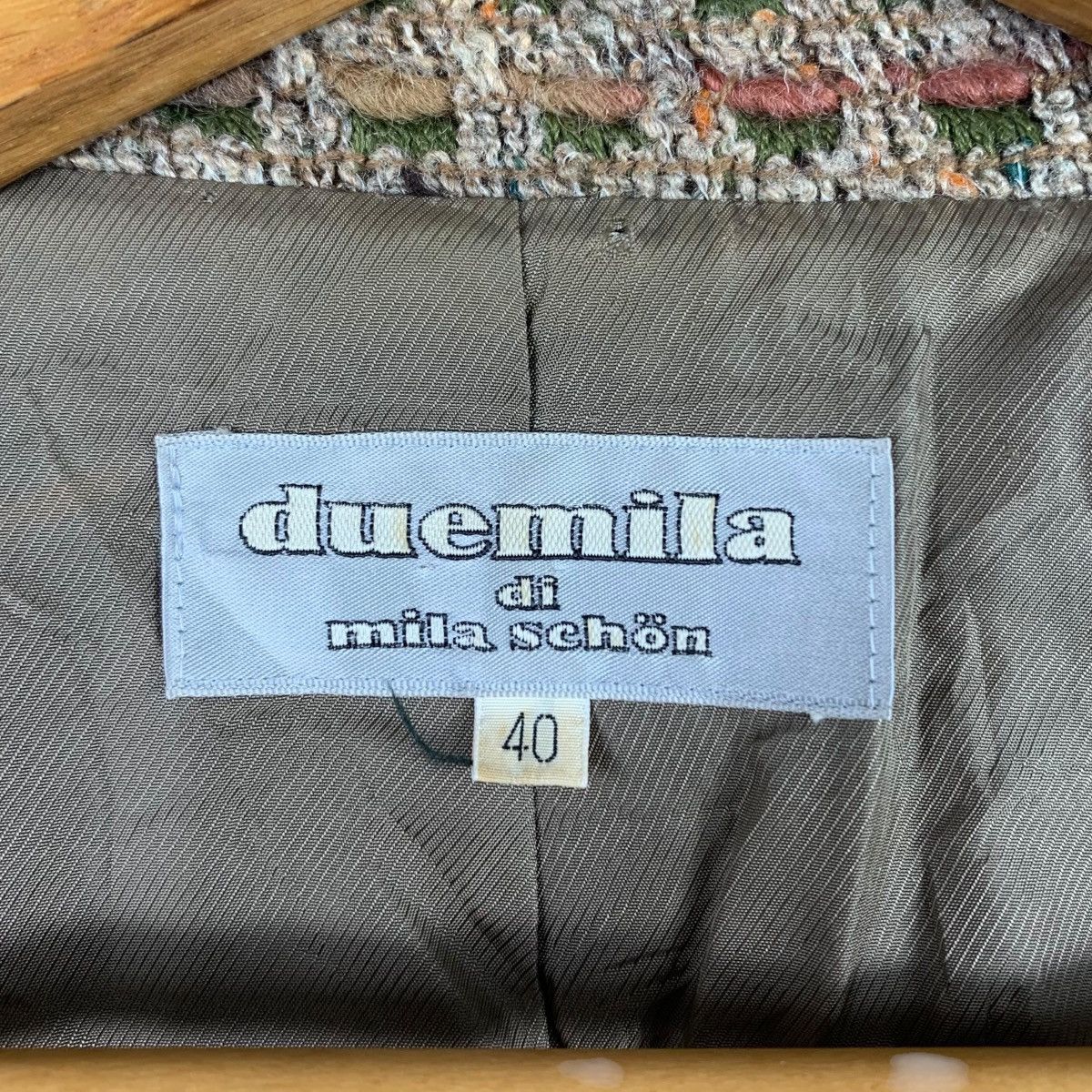 Mila Schon DUEMILA By MILA SCHON Sports Italian Designer Check Coat Size US M / EU 48-50 / 2 - 7 Thumbnail