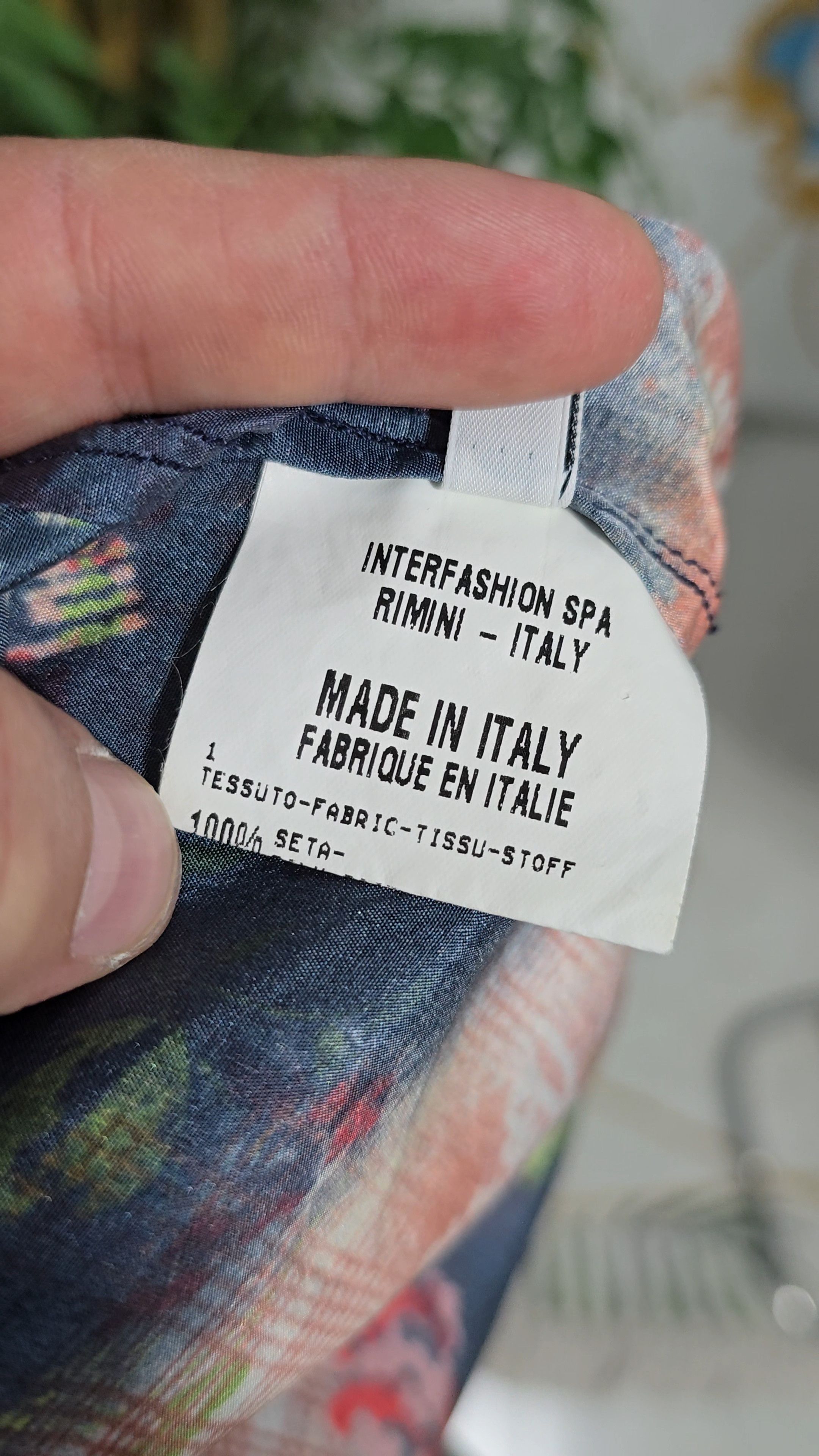 Marithe + Francois Girbaud MARITHE FRANCOIS GIRBAUD Navy Multicolored. 90' 100% silk Size US M / EU 48-50 / 2 - 11 Thumbnail