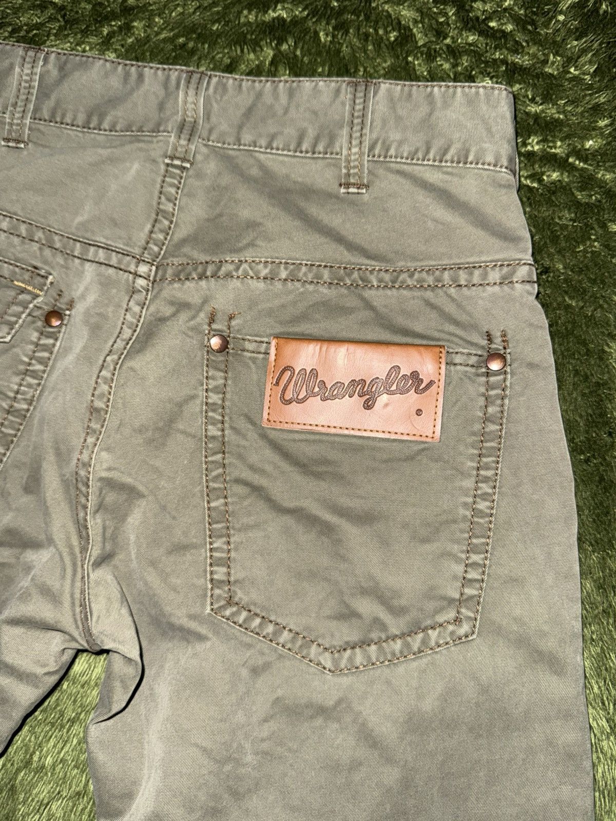 Wrangler [M] wrangler japan military cotton chino pants olive Size US 32 / EU 48 - 11 Thumbnail