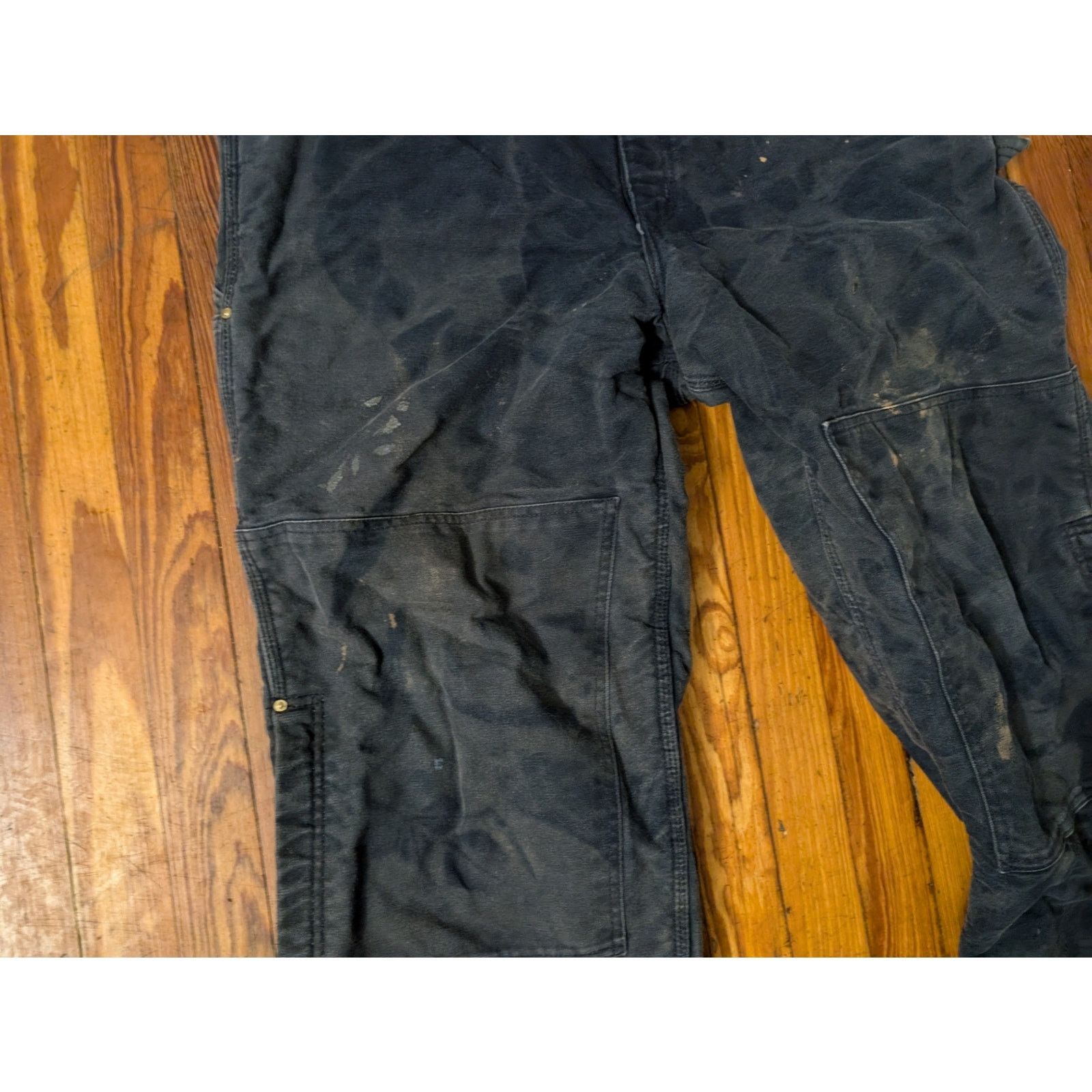 Carhartt Carhartt VTG Overalls Blue Size 44X30 Distressed Made in USA Size US 44 / EU 60 - 10 Thumbnail
