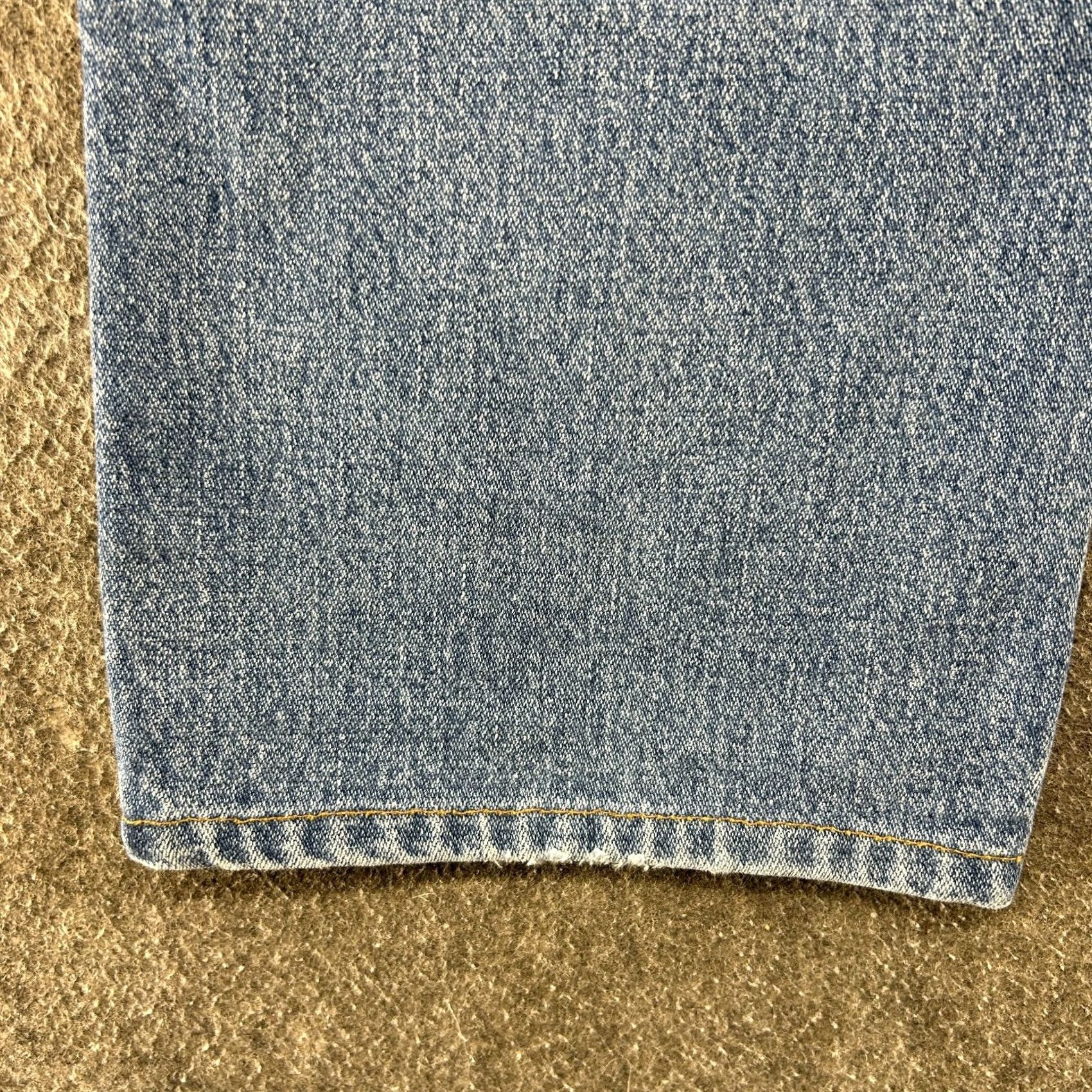 Wrangler Wrangler 13MWZ Jeans Mens 36x30 Blue Cowboy Cut Regular Fit Light Wash Western Vintage Size US 36 / EU 52 - 5 Thumbnail