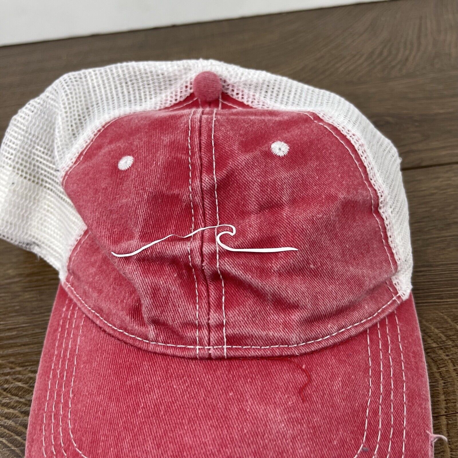 Other Waves Hat Red Adjustable Hat Red Adult Size Hat Size ONE SIZE - 7 Thumbnail