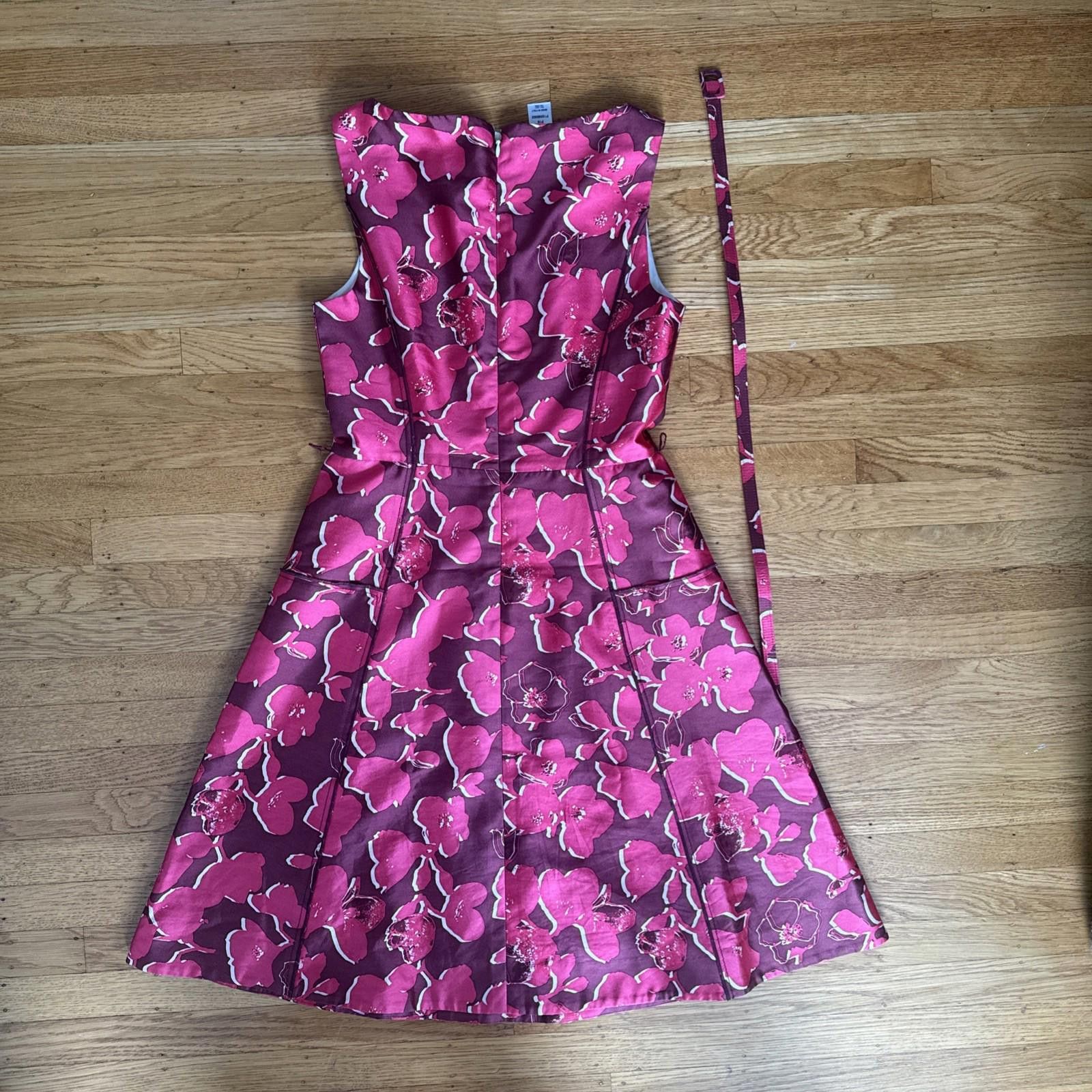 Oscar De La Renta Oscar de la Renta Floral Dress Size 8 Size M / US 6-8 / IT 42-44 - 7 Thumbnail