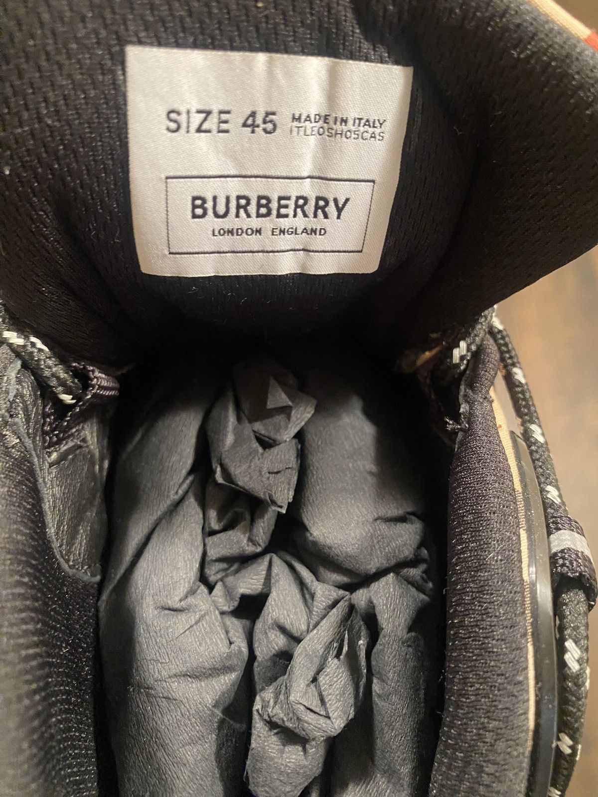 Burberry Burberry Arthur sneaker Size US 12 / EU 45 - 7 Thumbnail
