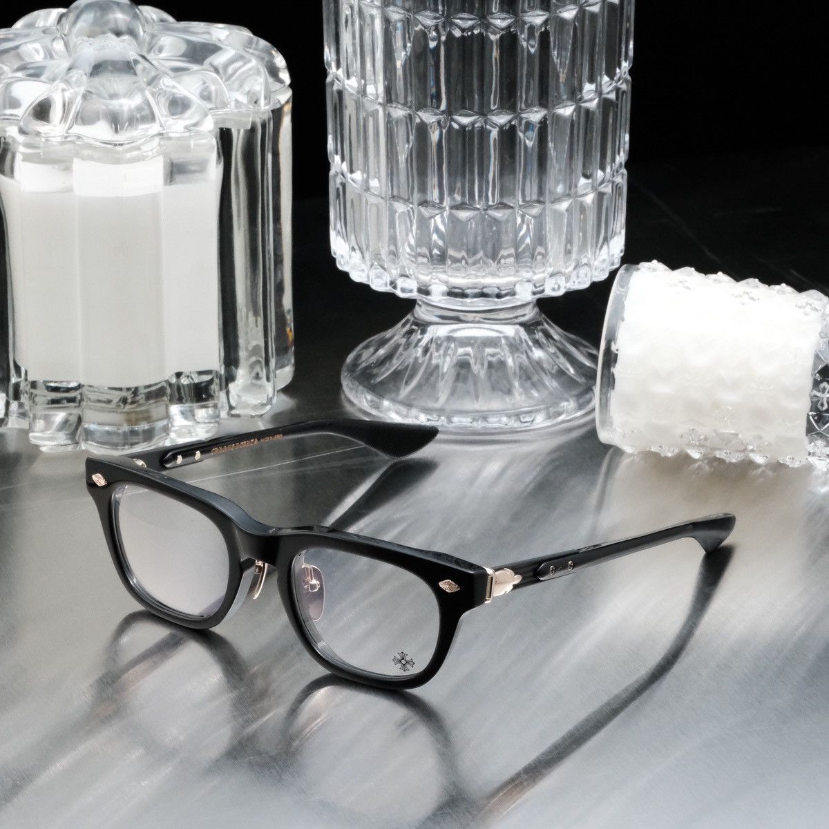 Chrome Hearts Baggins Glasses in Olive main image 1