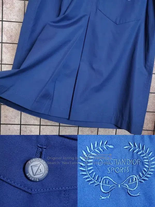 Dior Dior Summer Cotton Logo Embroidered Skirt . Size 23" - 4 Thumbnail