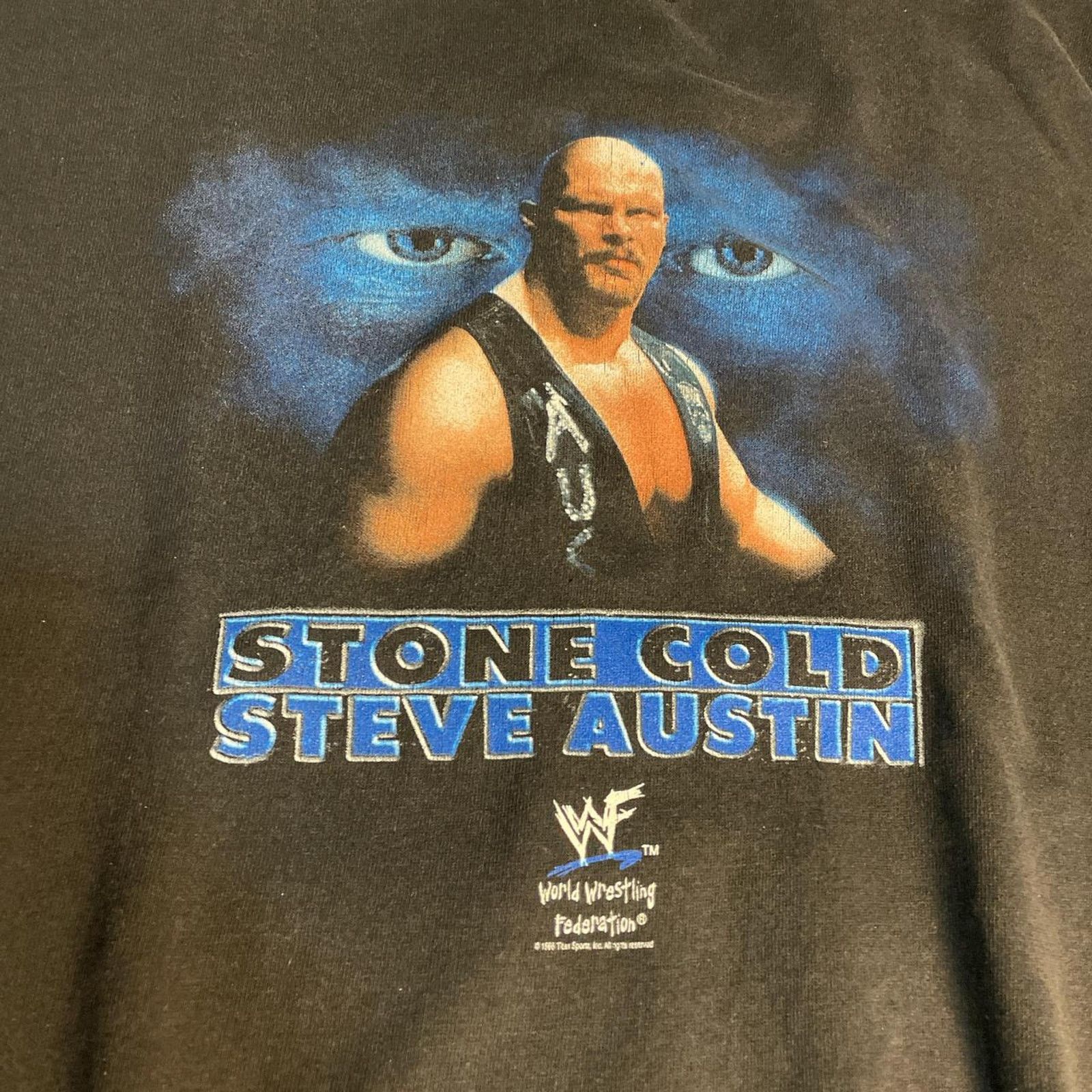 Vintage × WWE × WWF Vintage 1998 WWF Stone Cold Steve Austin Rattle Snake Size US L / EU 52-54 / 3 - 3 Thumbnail