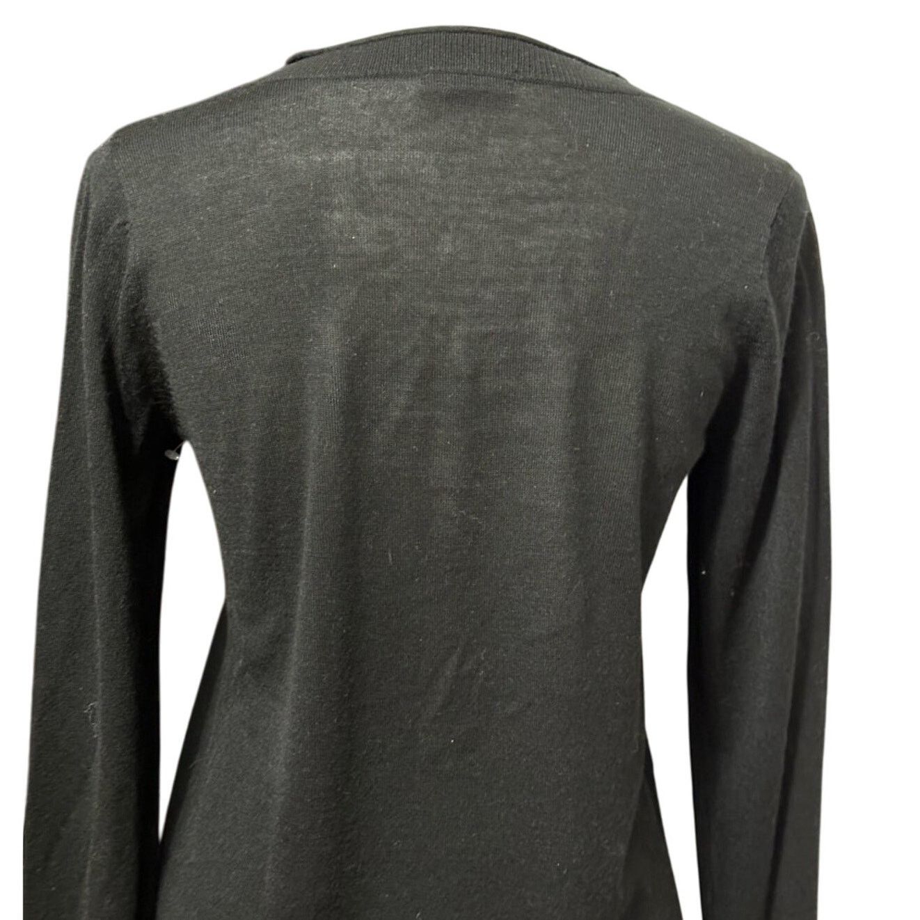 Other Halogen Sweater Long Sleeve V Neck Lightweight Black W XS Size XS / US 0-2 / IT 36-38 - 5 Thumbnail