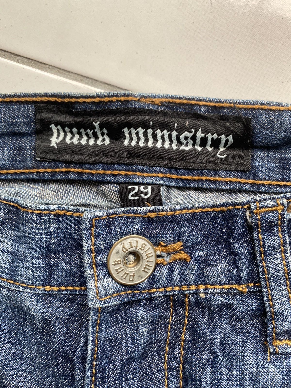 Japanese Brand × Seditionaries VINTAGE PUNK MINISTRY JAPAN BONDAGE DOUBLE WAIST JEANS RARE Size US 29 - 5 Thumbnail
