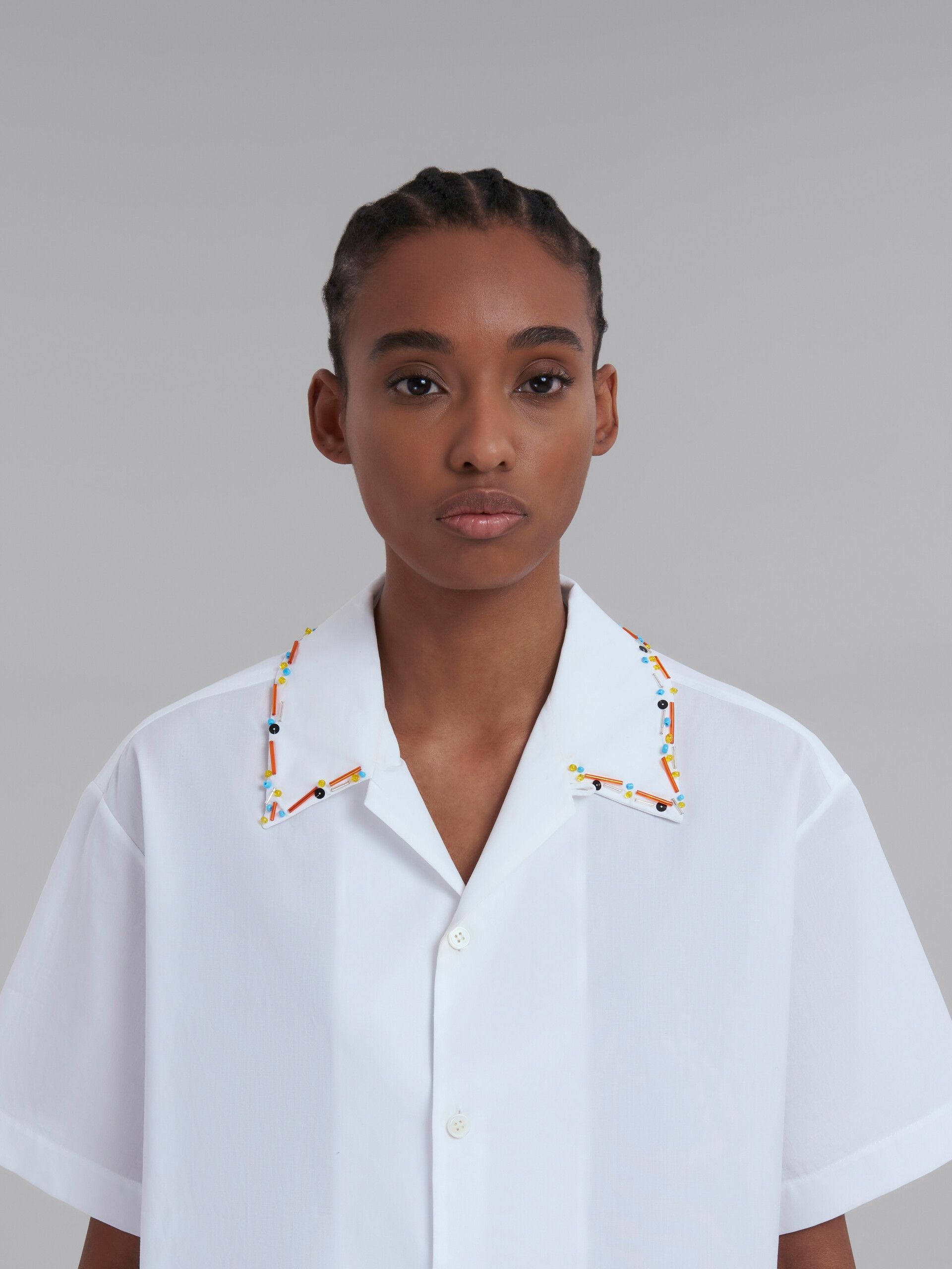 Marni o1srvl11e0624 Shirt in White Size L / US 10 / IT 46 - 4 Thumbnail