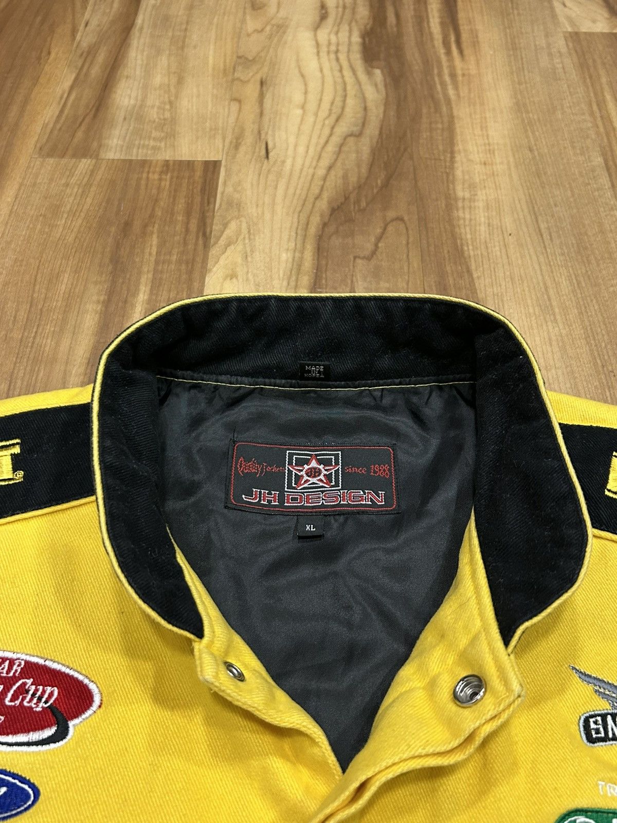 JH Design Vintage JH Designs NASCAR Matt Kenseth DeWalt Racing Jacket Size US XL / EU 56 / 4 - 6 Thumbnail