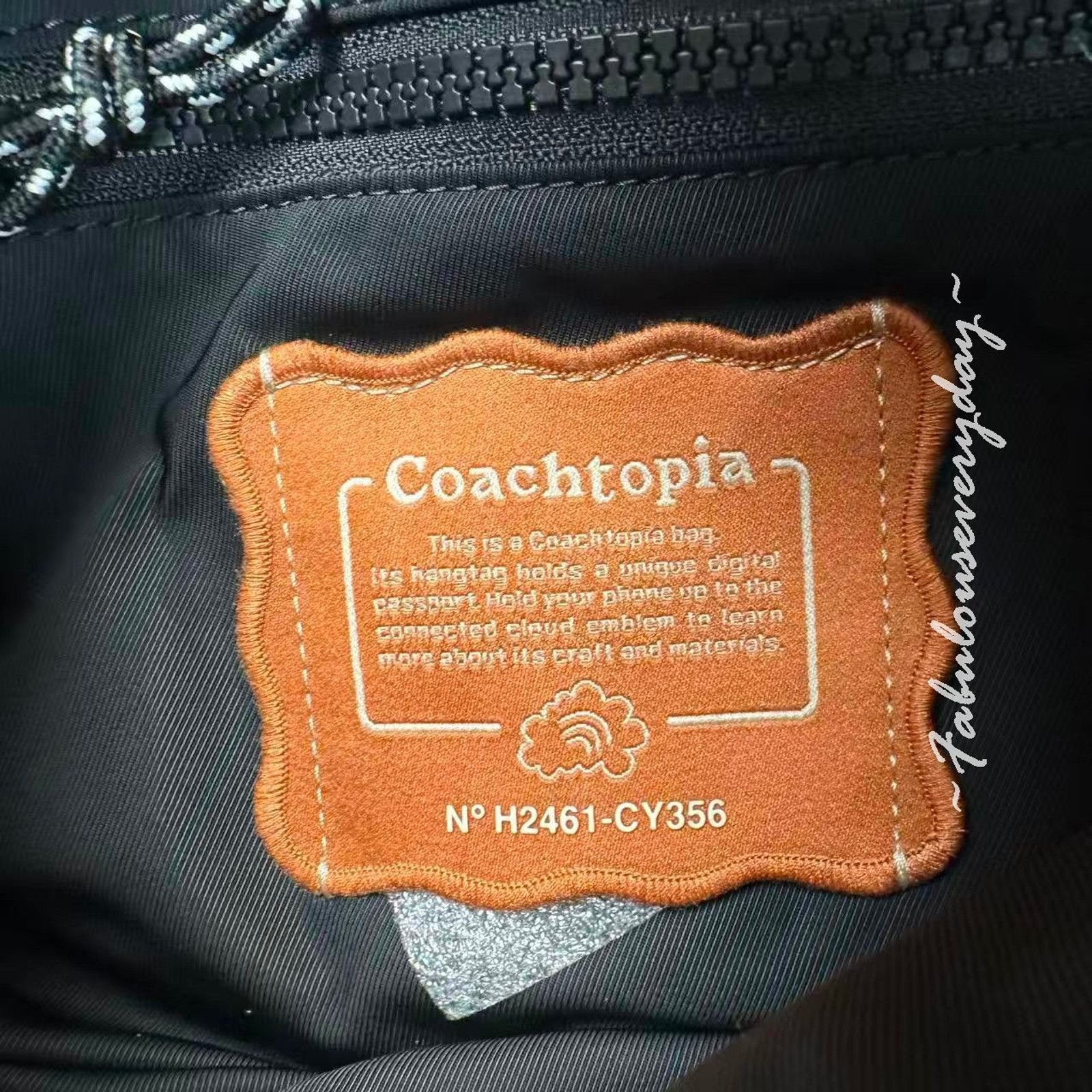 Coach Coachtopia Loop Shoulder Recycled Polyester Floral Appliqué Size ONE SIZE - 8 Thumbnail