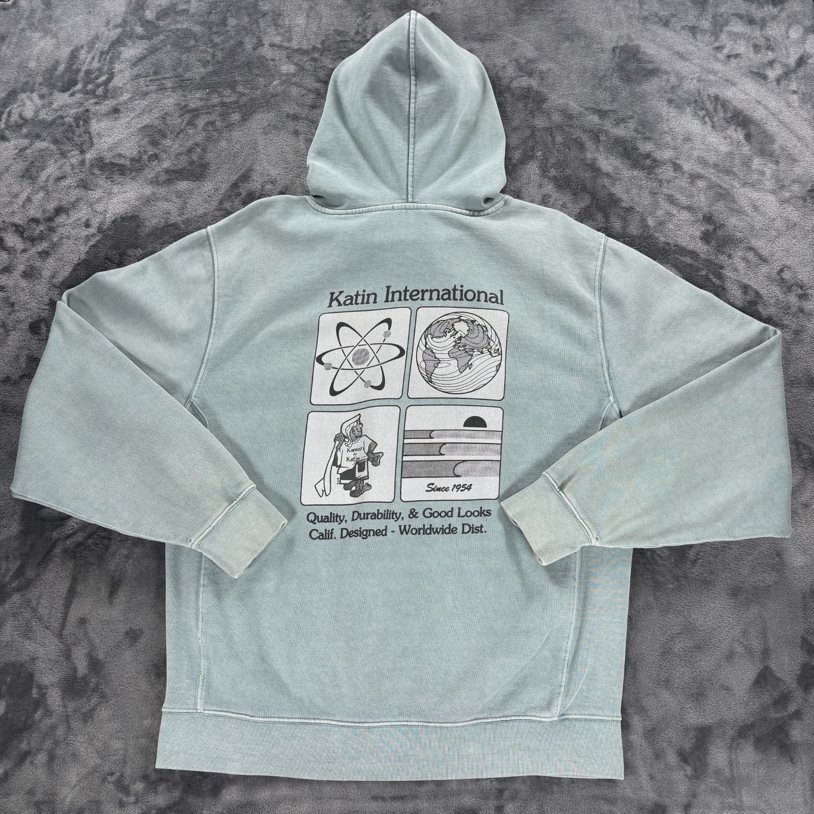 Katin Katin International Hoodie Men Medium Green Surf Graphic Log Size US M / EU 48-50 / 2 - 1 Thumbnail