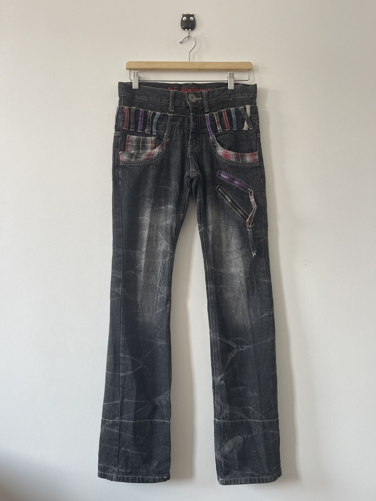 14th Addiction Rare Vintage DOUBLEFOCUS Double Waisted Hysteric Lgb Style Size US 30 / EU 46 - 7 Thumbnail
