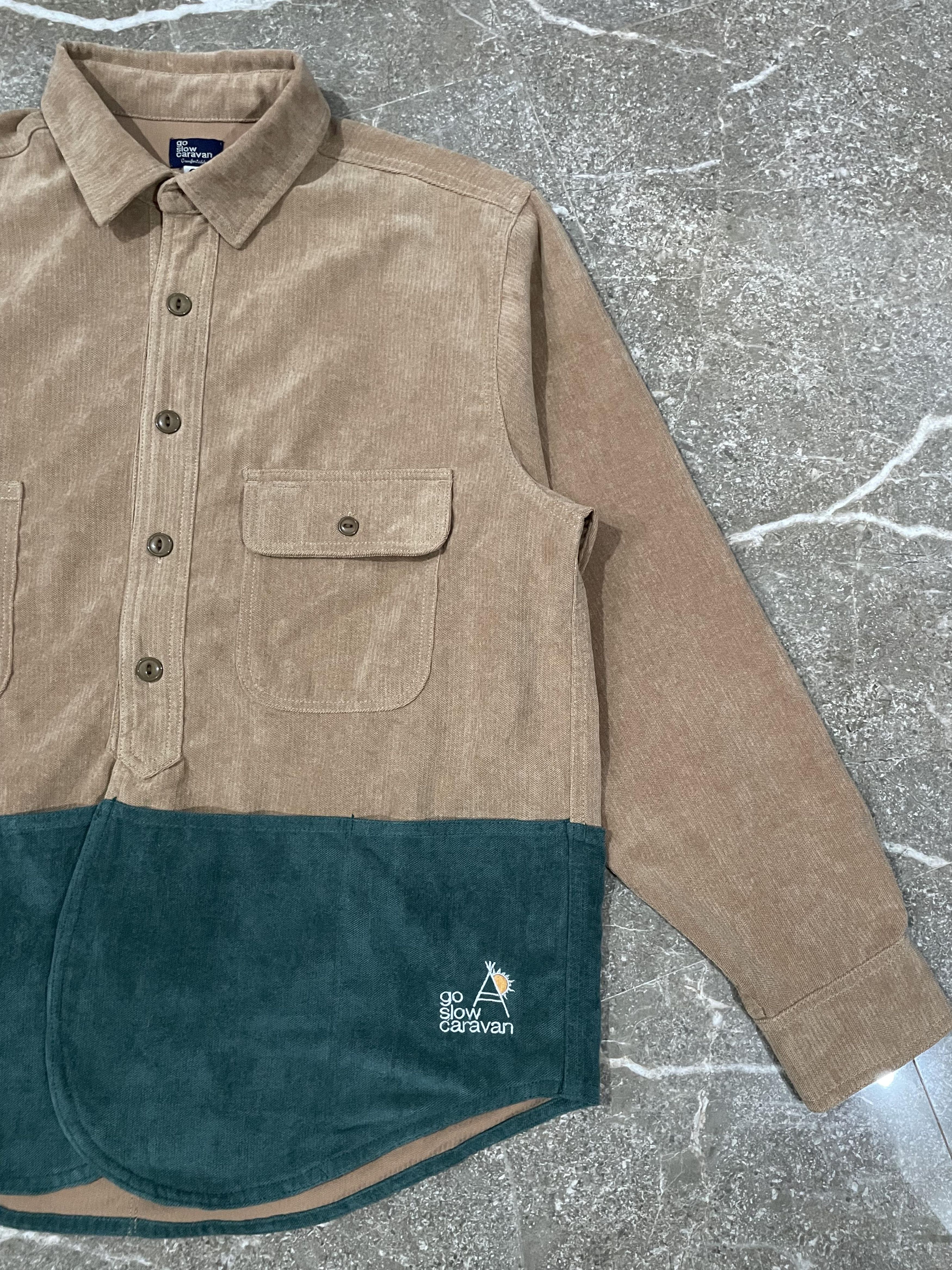 Japanese Brand × go slow caravan GSC 2 tone Button Up Polo Size US L / EU 52-54 / 3 - 5 Thumbnail