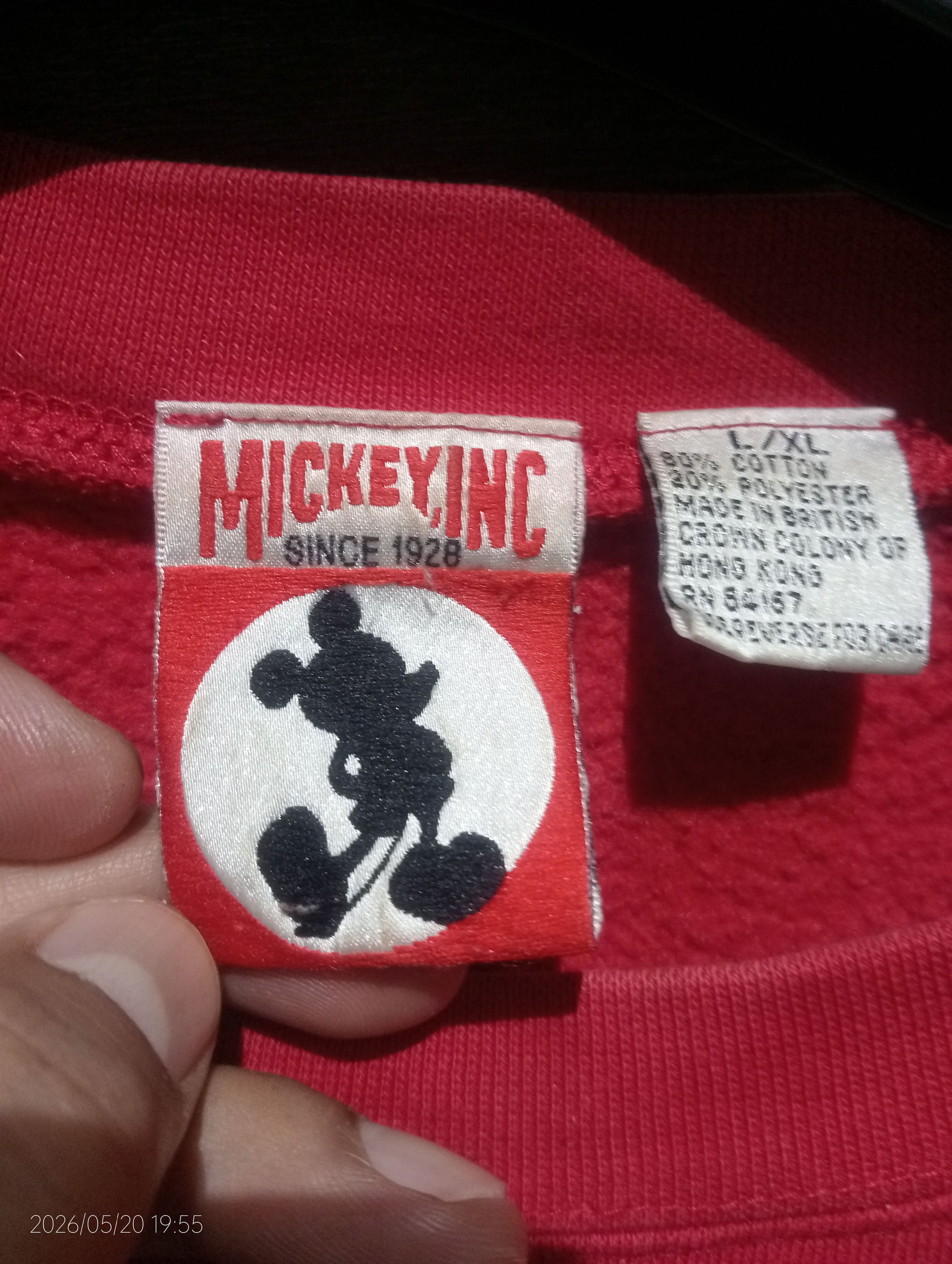Mickey Inc Vintage '90s Mickey Inc Embroidery Sweatshirt Size US XL / EU 56 / 4 - 6 Thumbnail