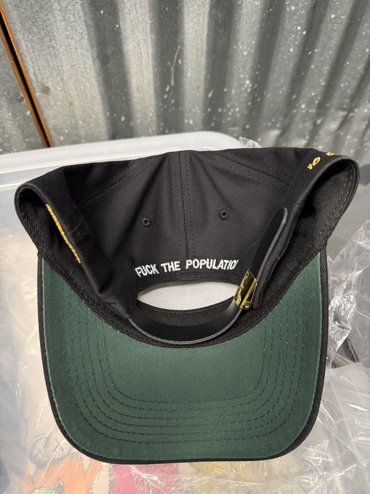Fuck The Population FTP 10 Year Arch Logo Hat Black Size ONE SIZE - 2 Thumbnail