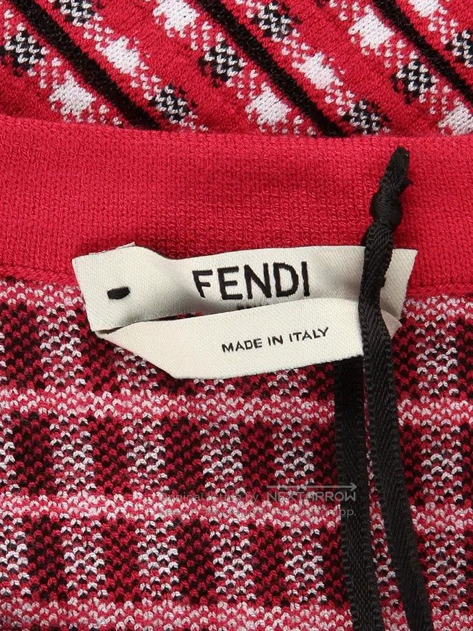 Fendi Fendi Plaid Cutout Dress Size XS / US 0-2 / IT 36-38 - 3 Thumbnail