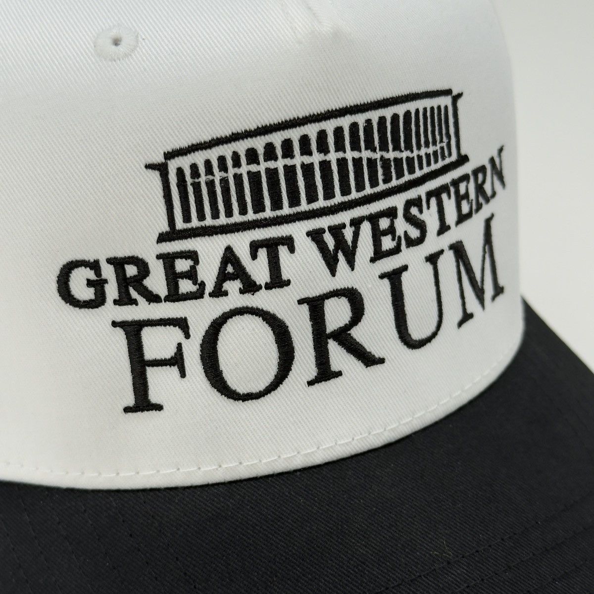 Other Great Western Forum Inglewood Snapback - Black/White Size ONE SIZE - 6 Thumbnail