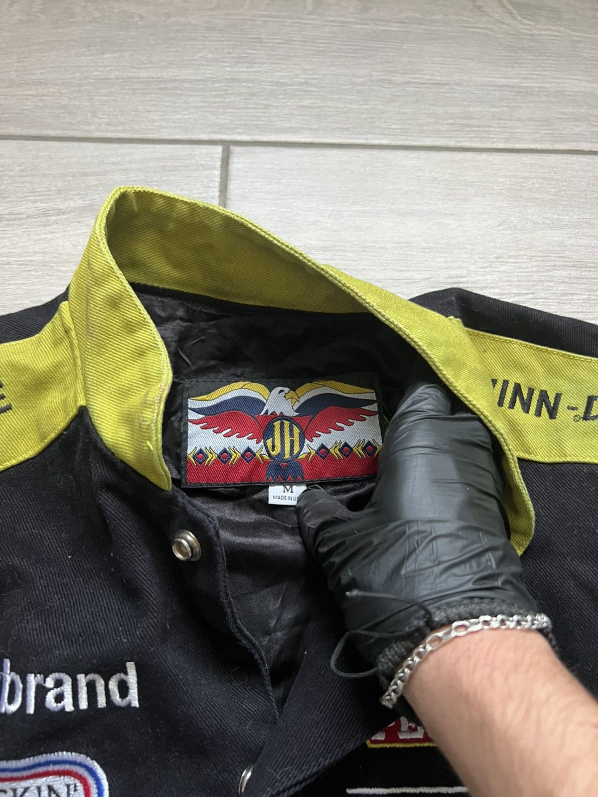 NASCAR Vintage 1990's Pfizer Racing Mark Martin Nascar Jacket Size US M / EU 48-50 / 2 - 7 Thumbnail