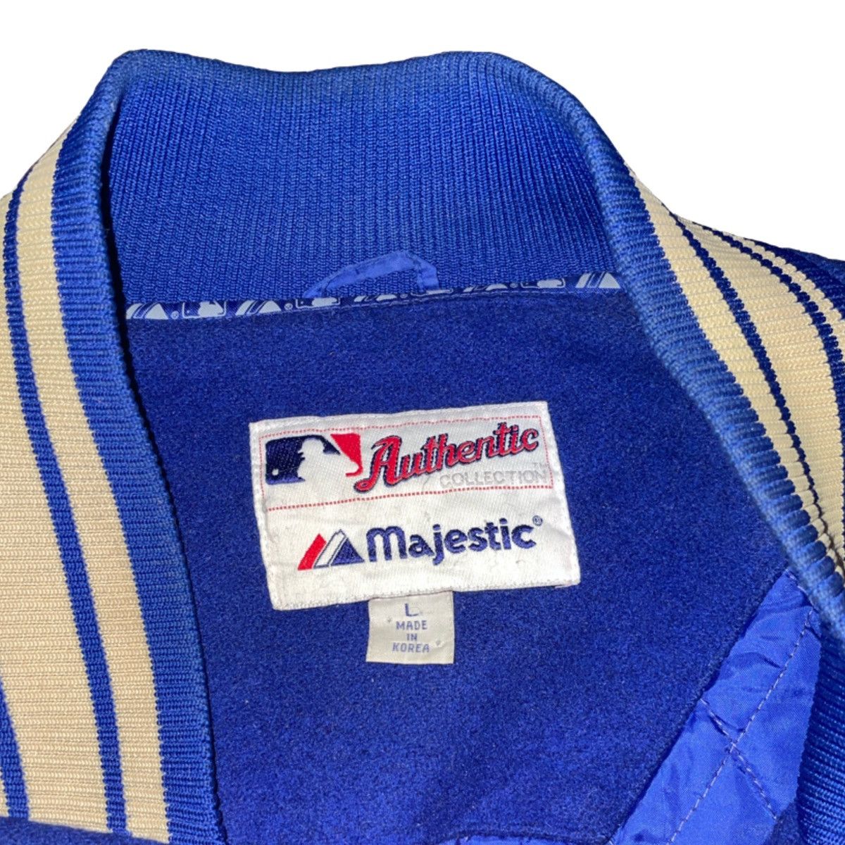 Majestic Rate 2000s LA dodgers letterman’s jacket Size US L / EU 52-54 / 3 - 2 Thumbnail
