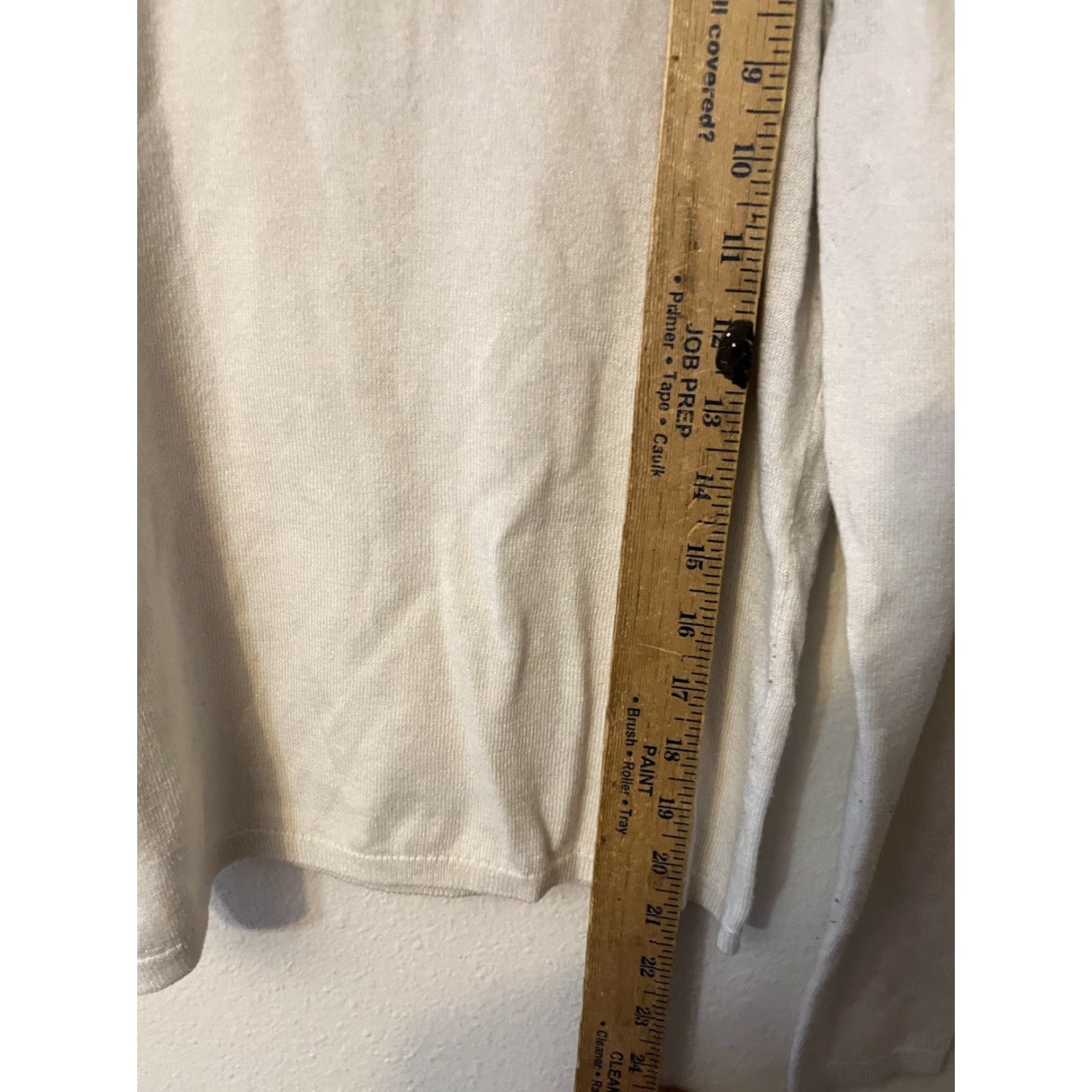 Express Express Puff Shoulder Sweater Size Small Ivory Beige Size S / US 4 / IT 40 - 4 Thumbnail