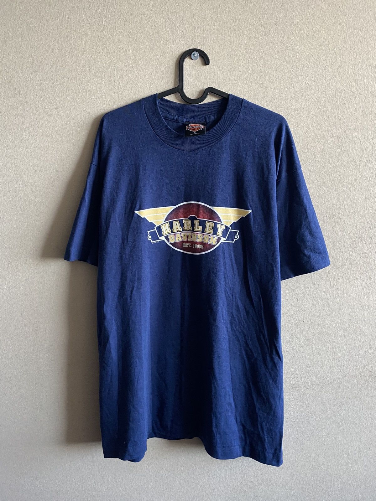 Harley Davidson Vintage 1996 Harley-Davidson Arab Emirates T-Shirt Size US L / EU 52-54 / 3 - 2 Thumbnail