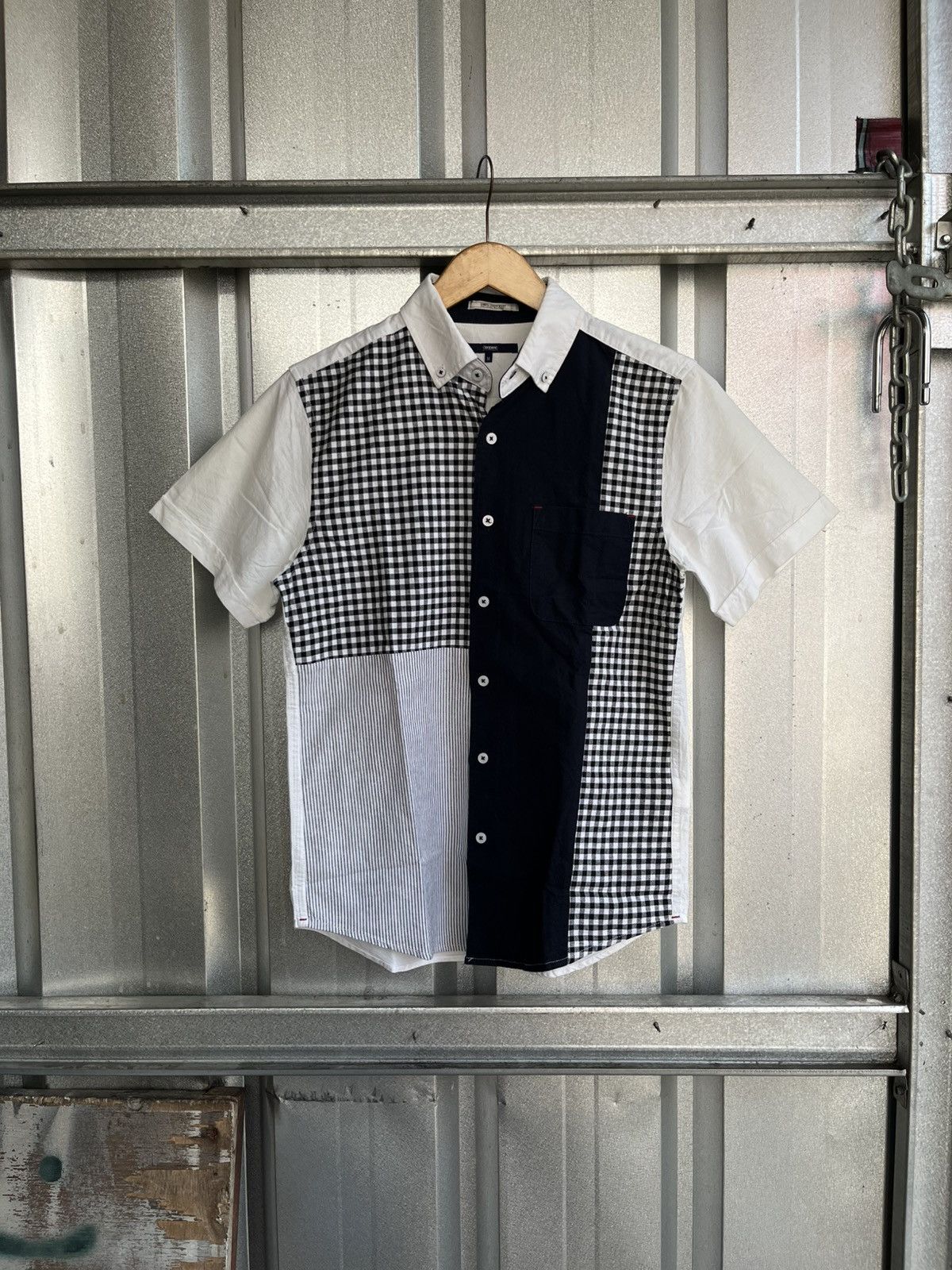 Ciaopanic ciaopanic patchwork button shirt /cdg/kapital/needles/visvim Size US M / EU 48-50 / 2 - 1 Thumbnail