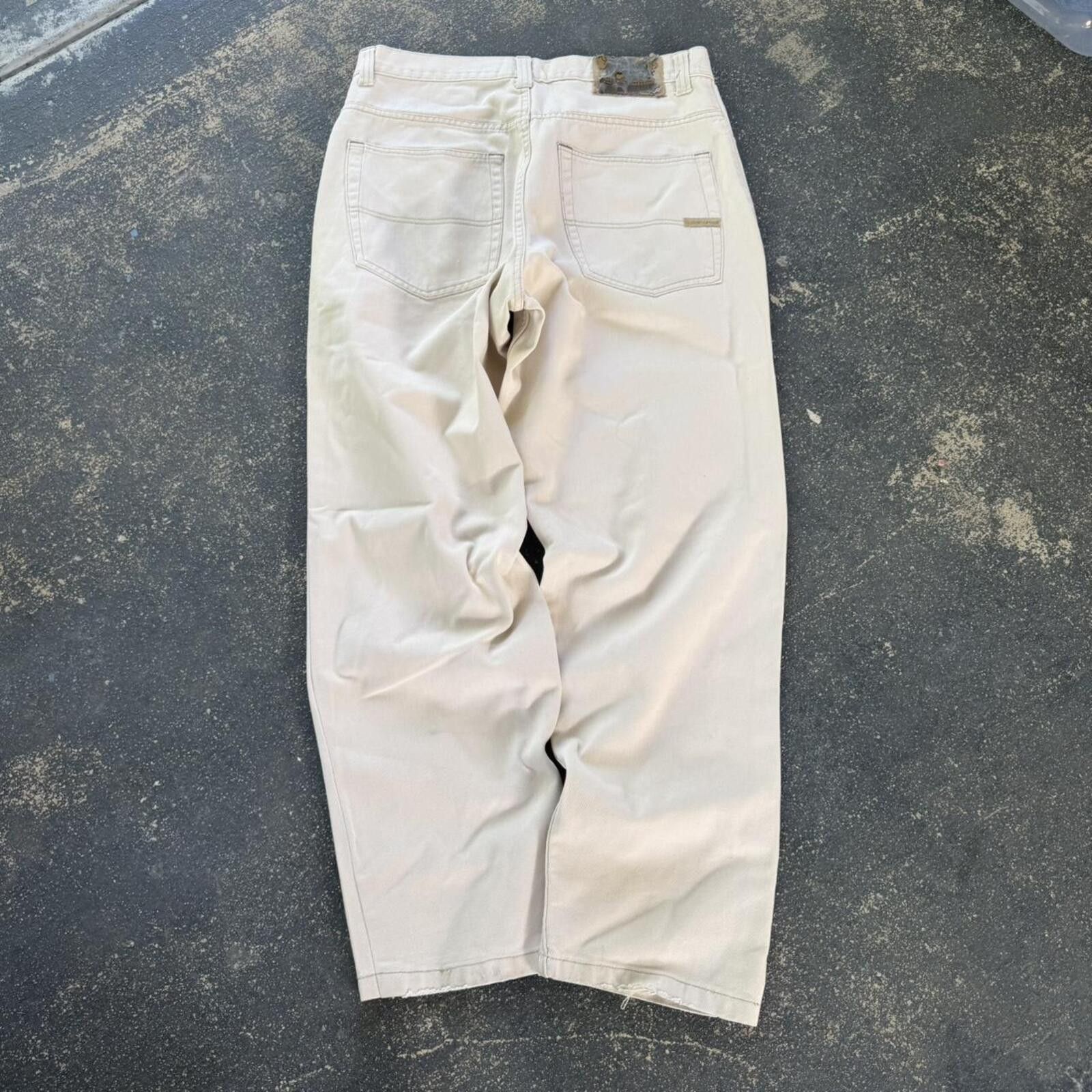 Vintage Y2K Cream Southpole Denim Jeans