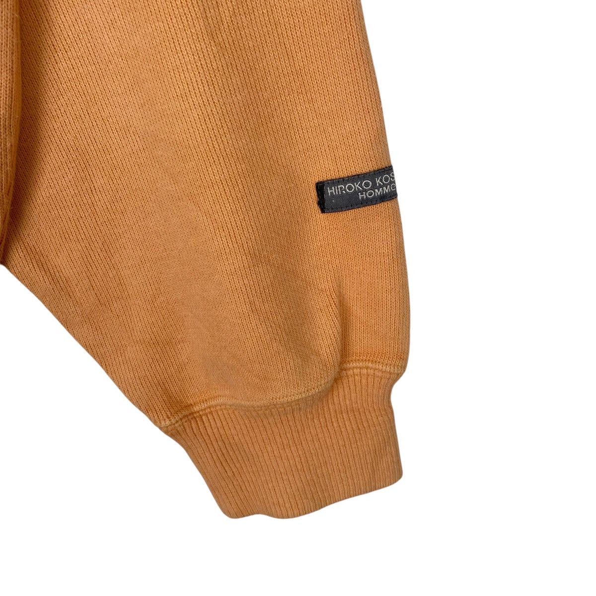 Hiroko Koshino Homme × Vintage Vintage Hiroko Koshino Homme Crewneck Sweatshirt Orange Size US L / EU 52-54 / 3 - 4 Thumbnail