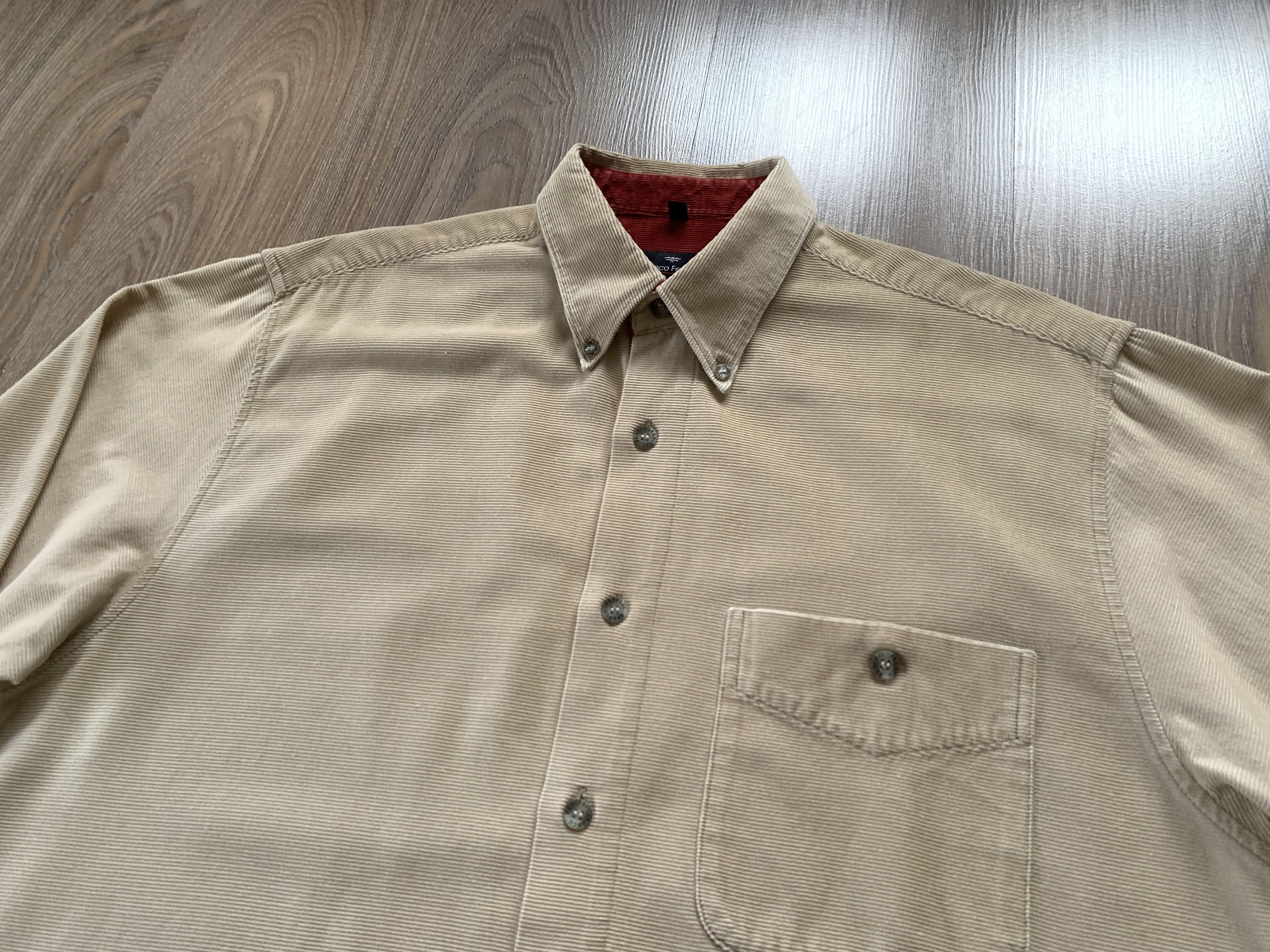 Other Vintage Franco Feruzzi Corduroy Button Up Shirt Size US M / EU 48-50 / 2 - 4 Thumbnail