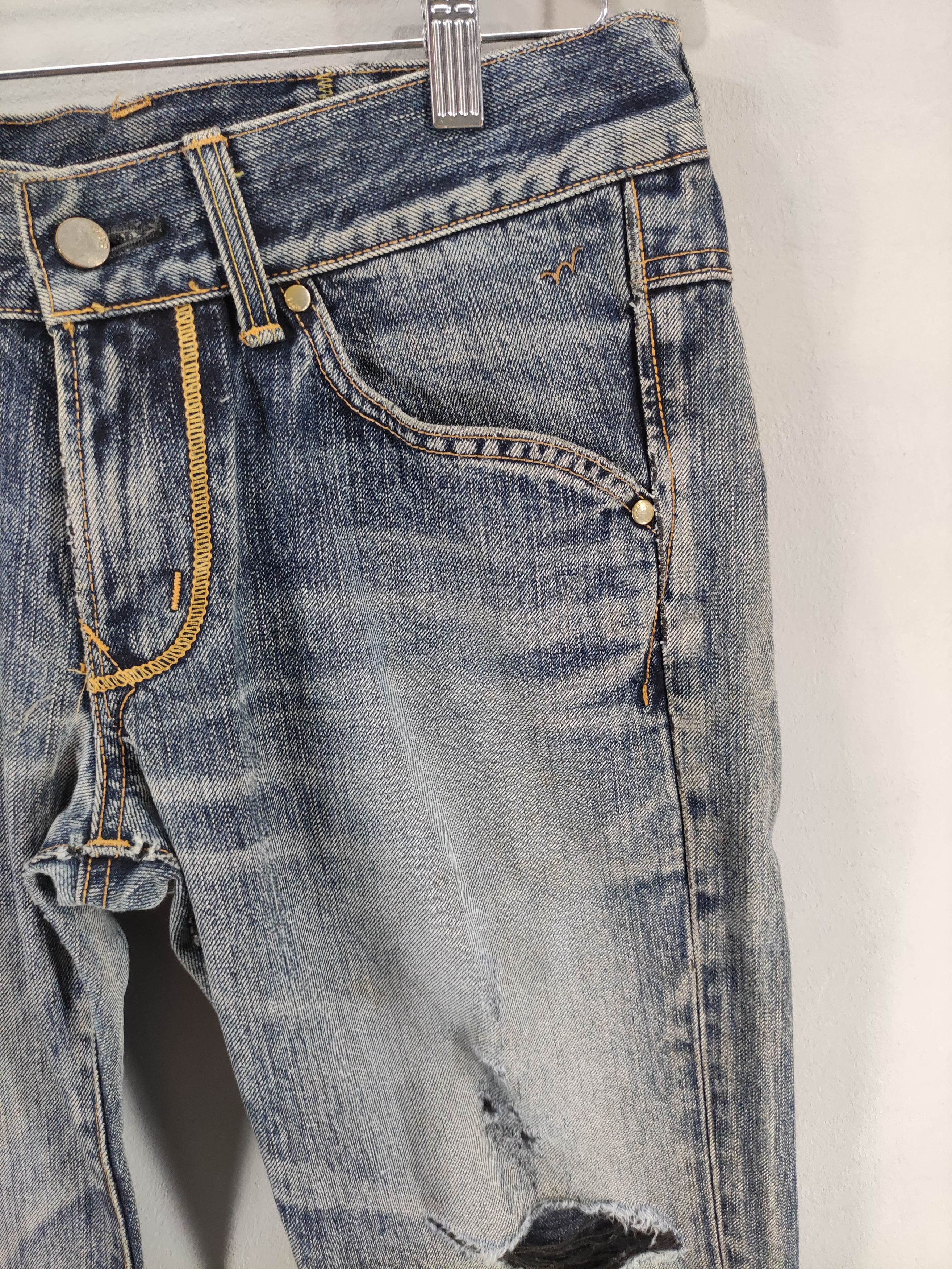 Edwin Vintage Edwin 503 Distressed Denim Jeans Flare Bootcut Size US 32 / EU 48 - 3 Thumbnail