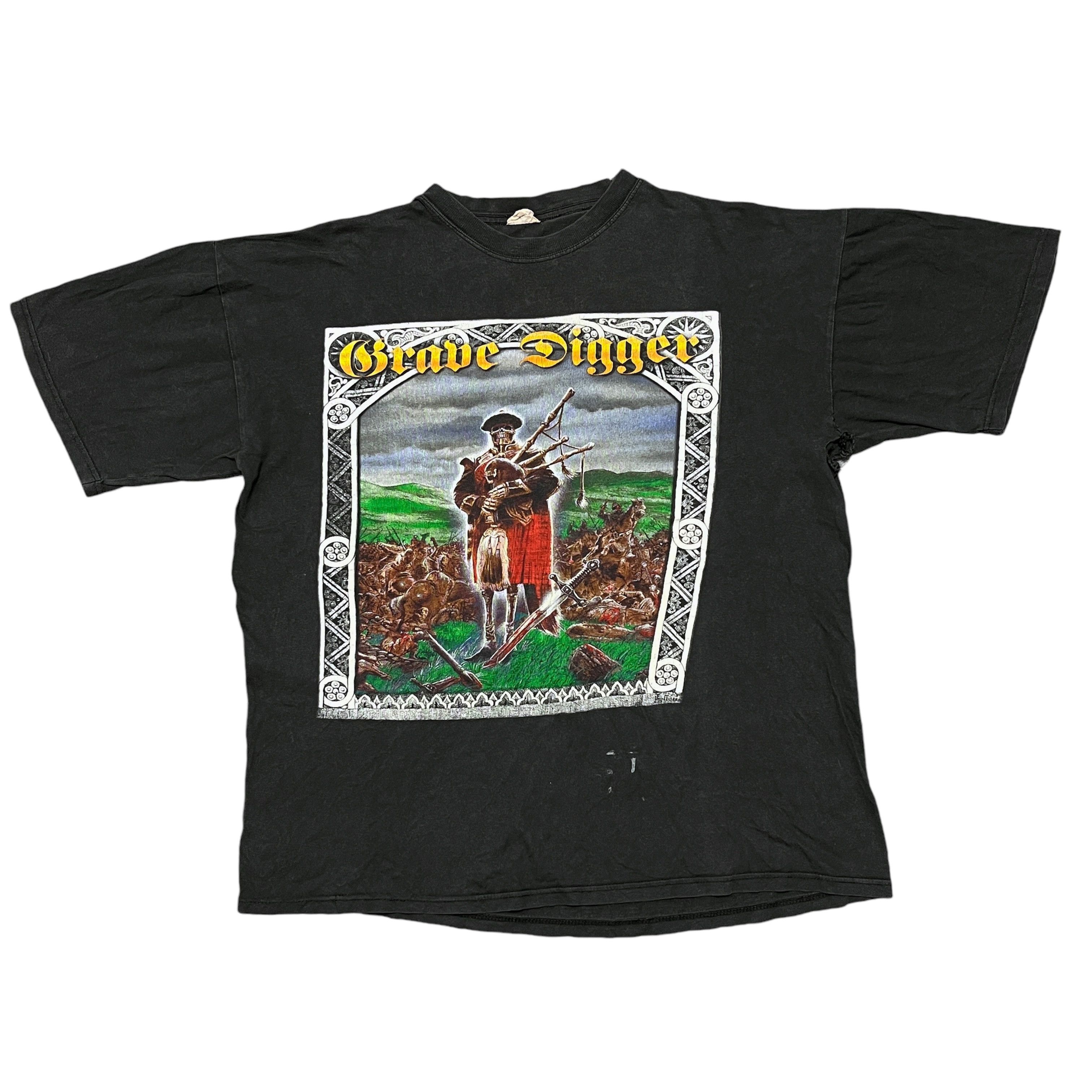 Vintage Grave Digger Shirt 1996 Vintage Metal Band T Shirts | Grailed