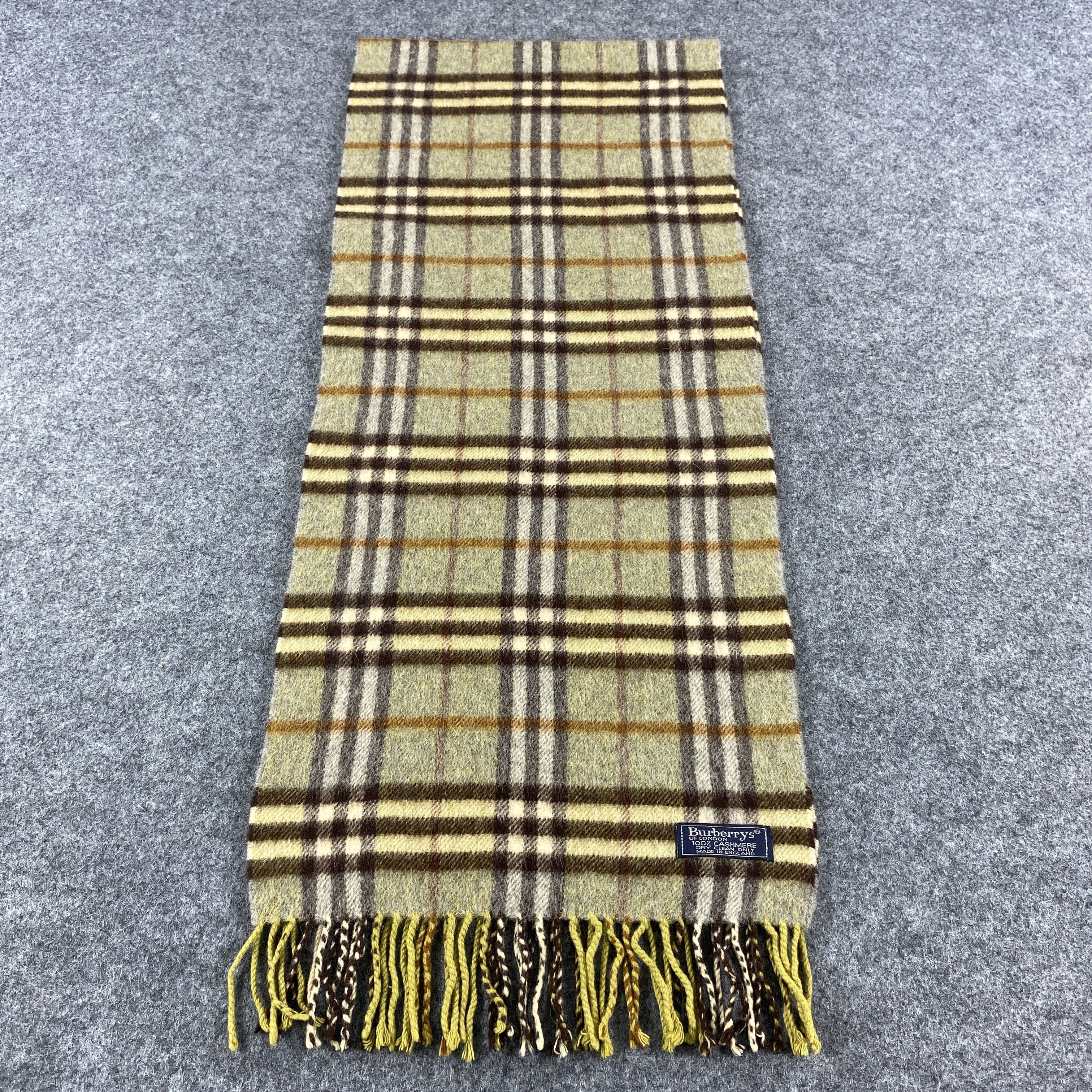 Burberry × Vintage GF10396 Burberry Scarf Neck Wear Muffler Size ONE SIZE - 3 Thumbnail