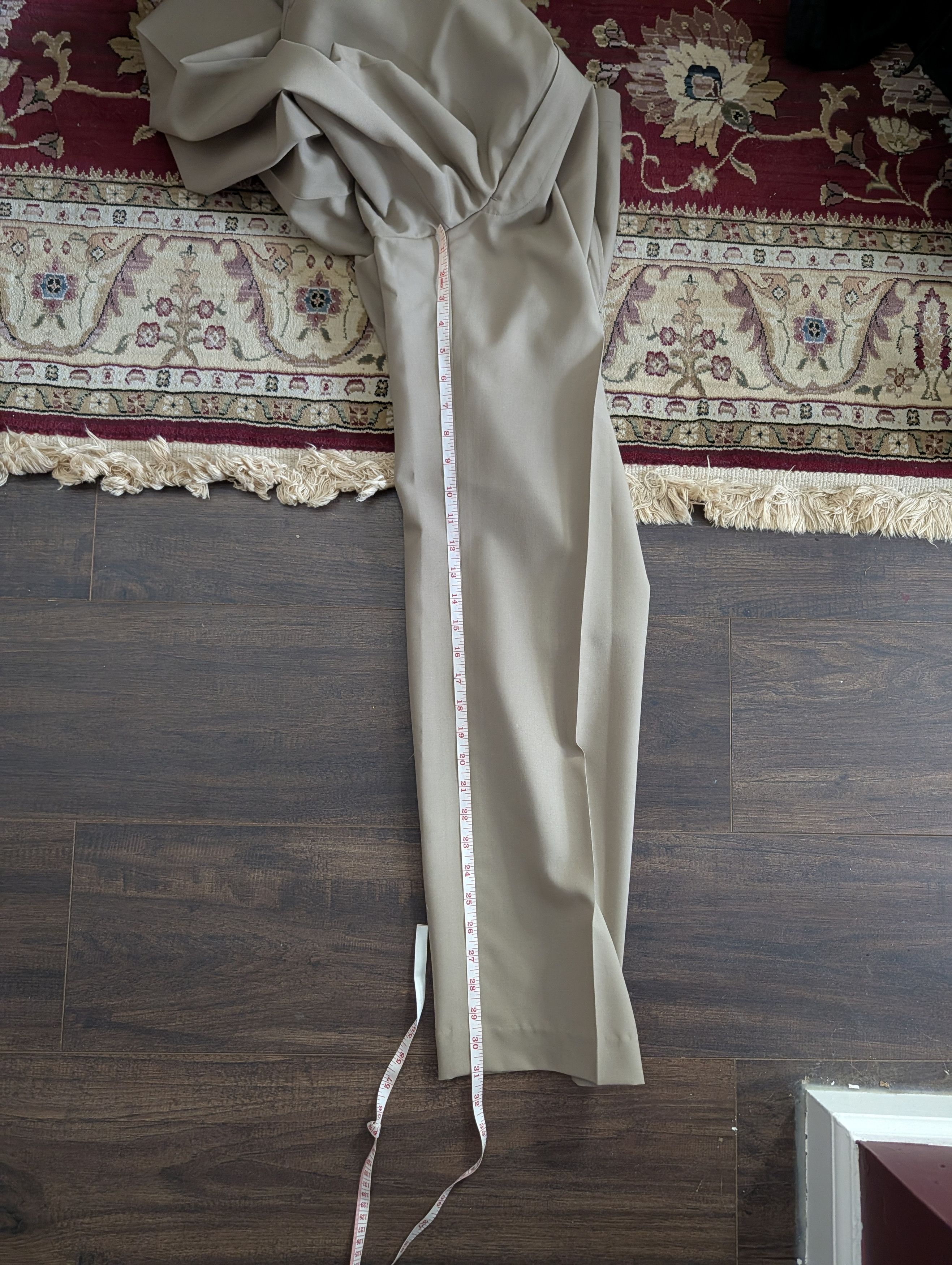 Kilgour KF&S Bespoke Khaki 2pc Suit MiUSA - Jacket & Trousers Size 40L - 18 Thumbnail