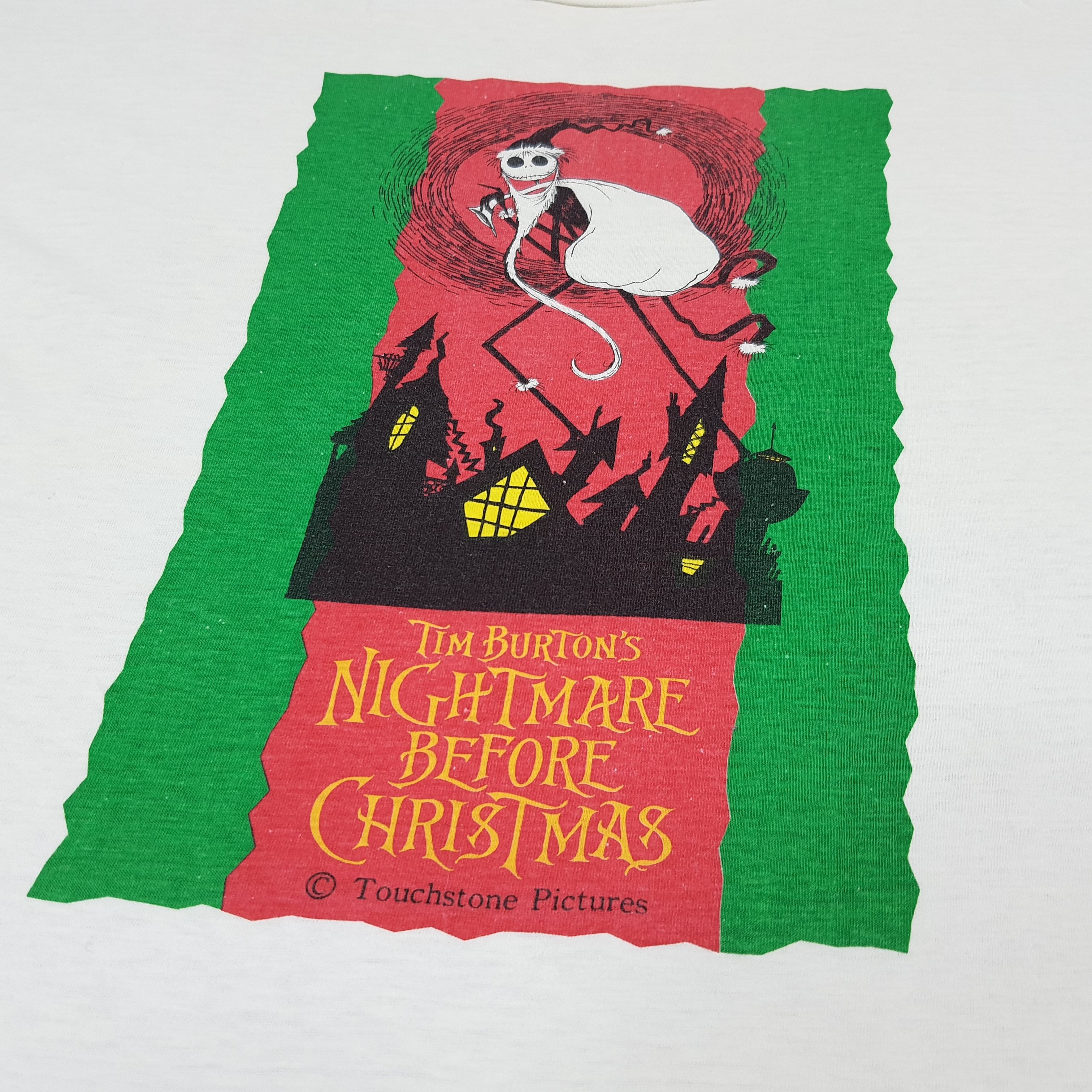Vintage Vintage The Nightmare Before Christmas Movie Tshirt Size US L / EU 52-54 / 3 - 2 Thumbnail