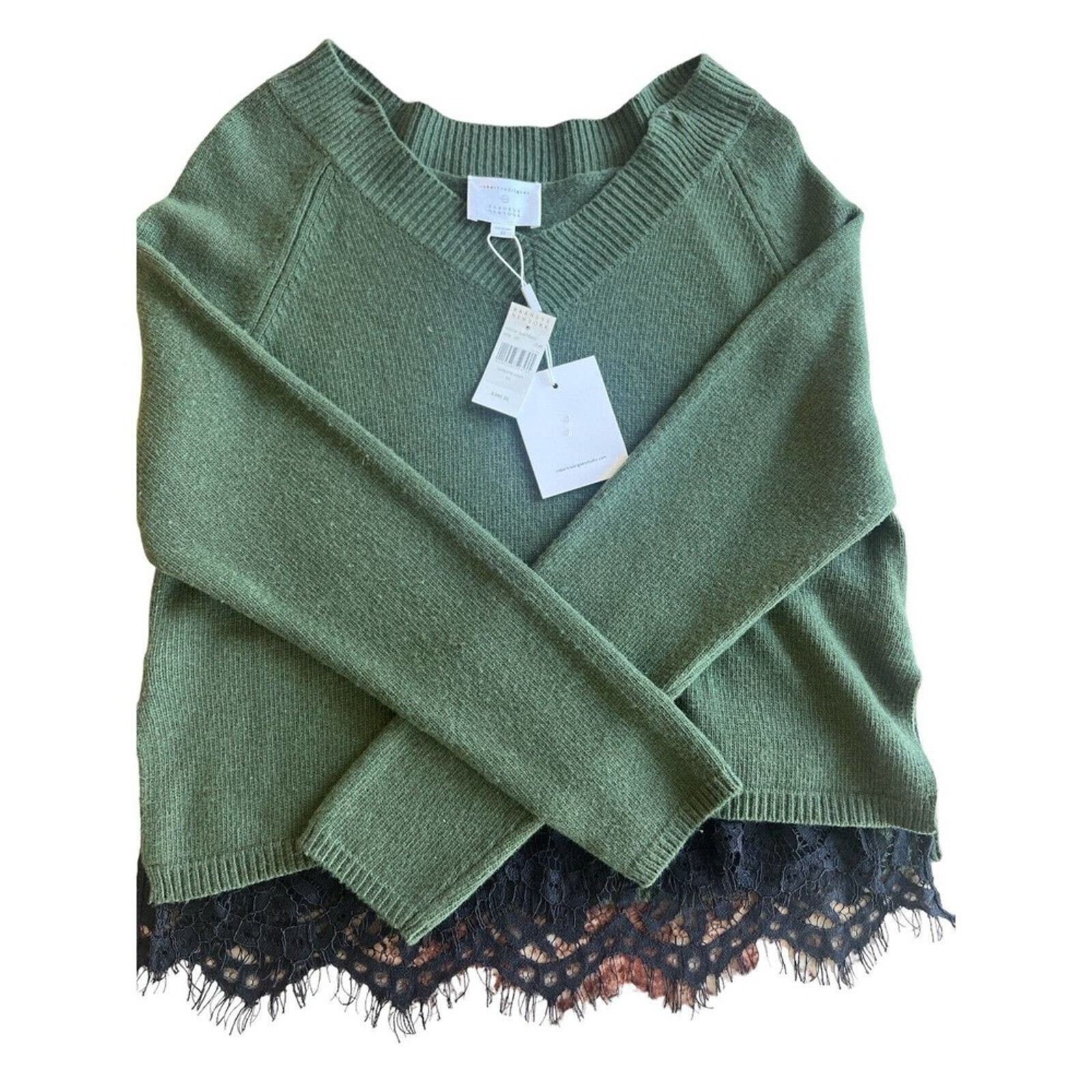 Robert Rodriguez Robert Rodriguez Army Green Wool Blend Women's Sweater XS Size XS / US 0-2 / IT 36-38 - 1 Thumbnail