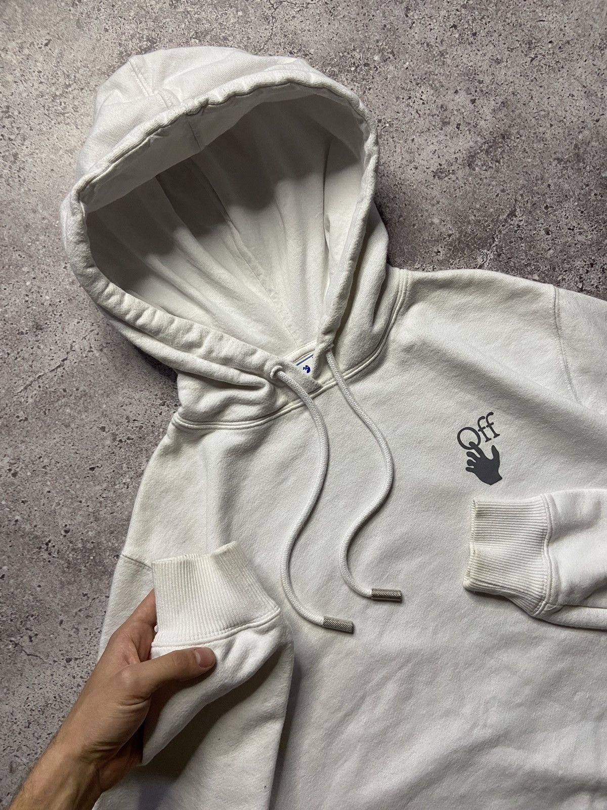 Off-White × Virgil Abloh 🔥OFF WHITE BOXY ARROW LOGO HOODIE Size US XS / EU 42 / 0 - 3 Thumbnail