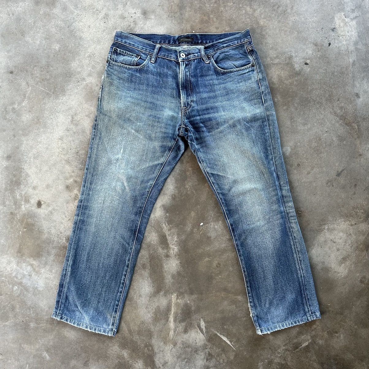 Japanese Brand Vintage Japanese Faded Denim Jean Pant W36 🔥 Size US 36 / EU 52 - 1 Thumbnail
