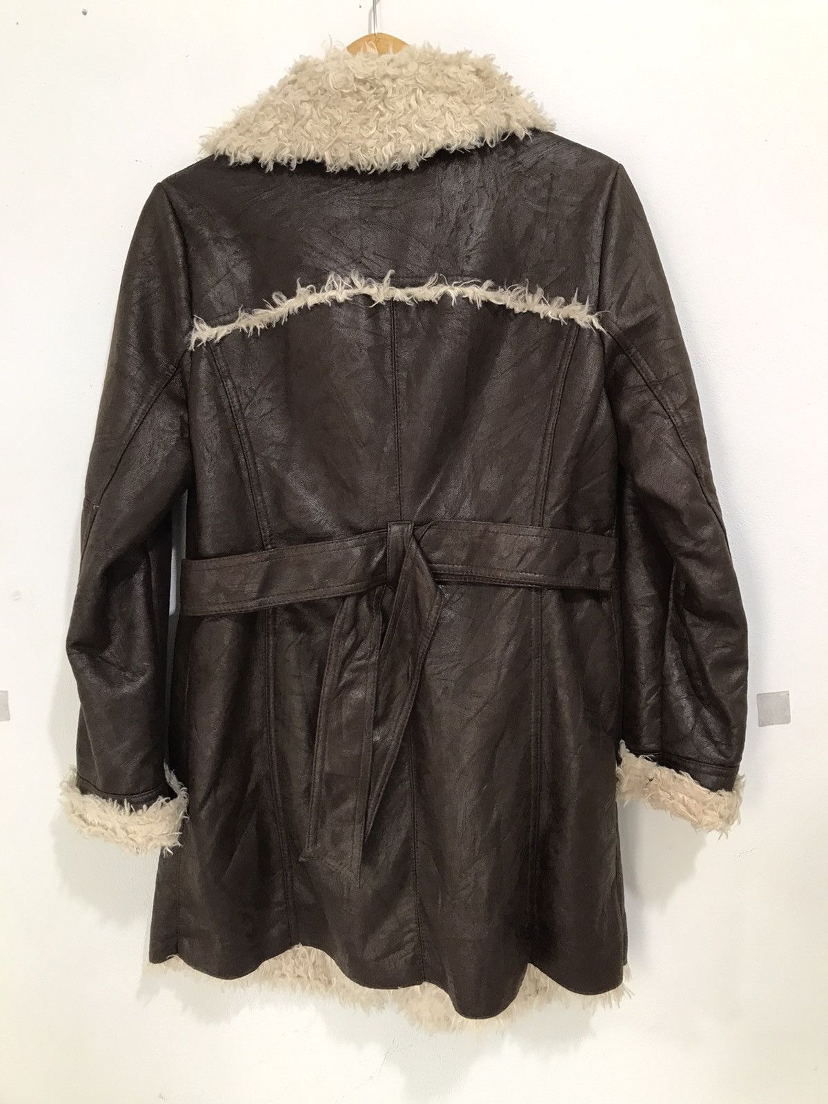 BUFFALO BOBS Japanese Faux Fur Jacket leather incarnation style Size US M / EU 48-50 / 2 - 4 Thumbnail