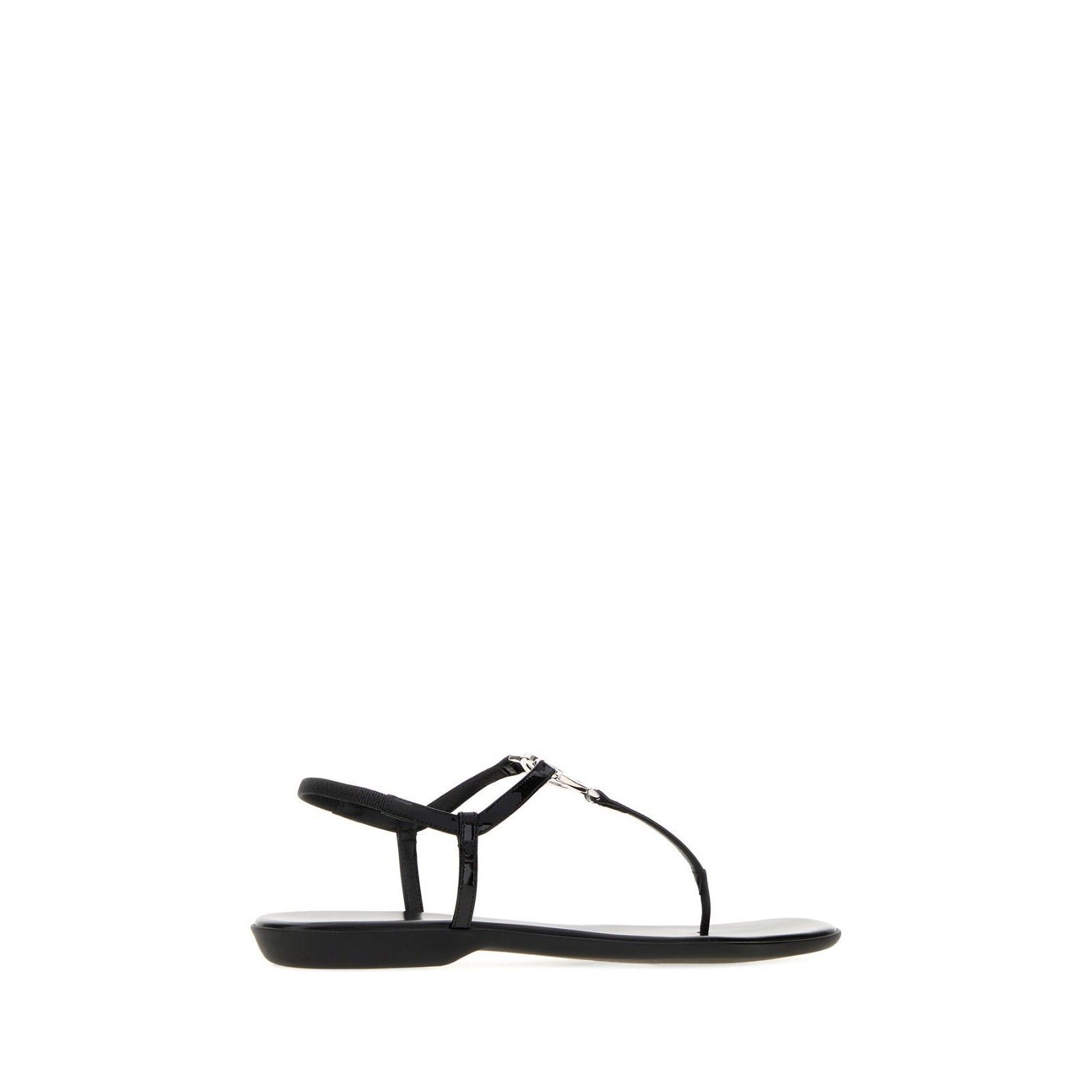 Gucci GUCCI $890 Black Interlocking G Thong Sandals New & Authenti Size US 8.5 / IT 38.5 - 3 Thumbnail