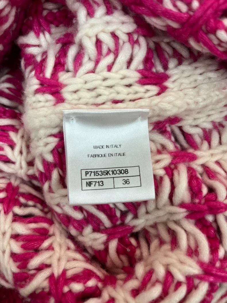 Chanel Chanel 21K pink and white tassel cashmere sweater Size XS / US 0-2 / IT 36-38 - 5 Thumbnail