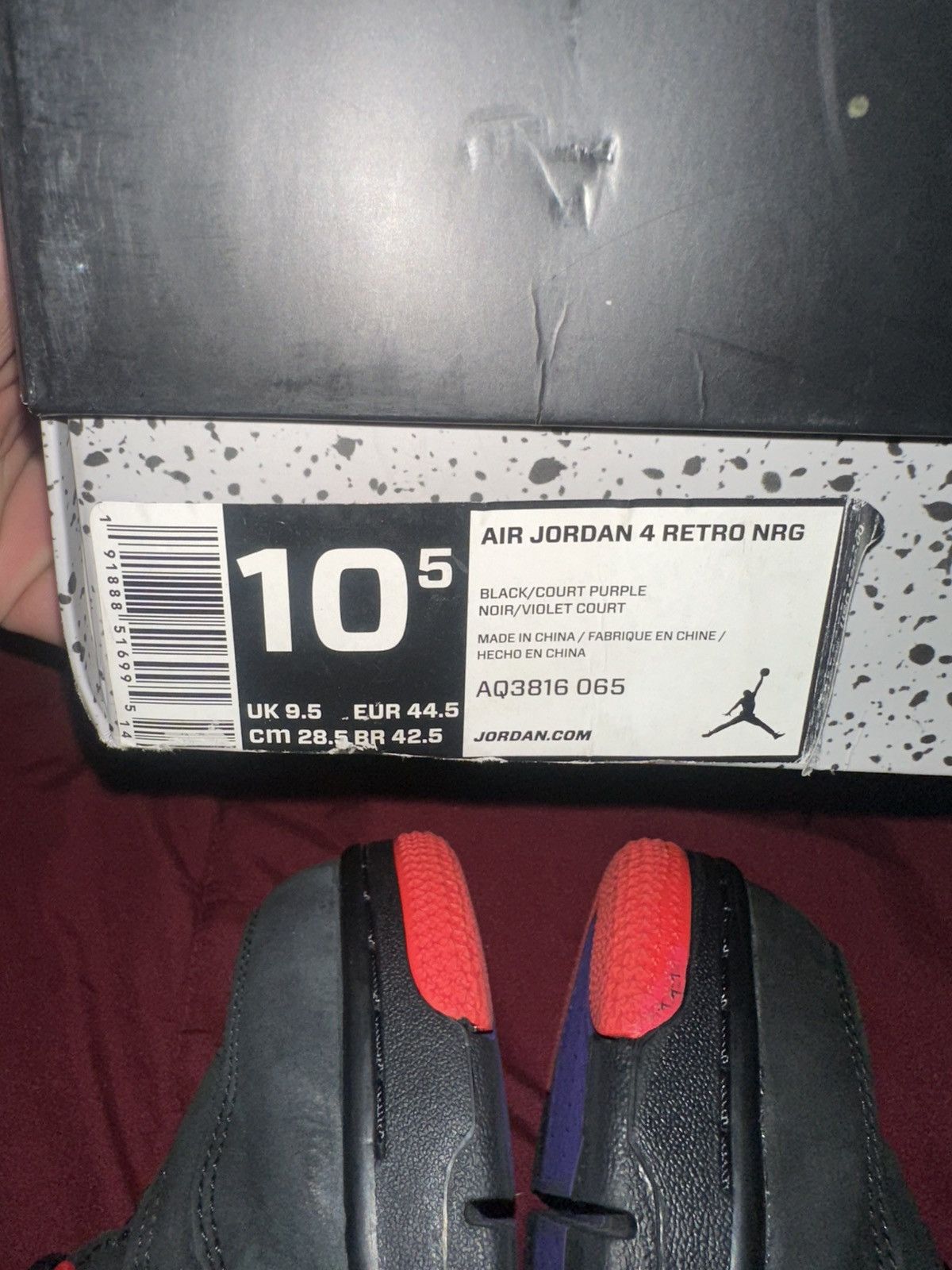 Jordan Brand Jordan 4 RAPTORS😈🏀 Size US 10.5 / EU 43-44 - 9 Thumbnail
