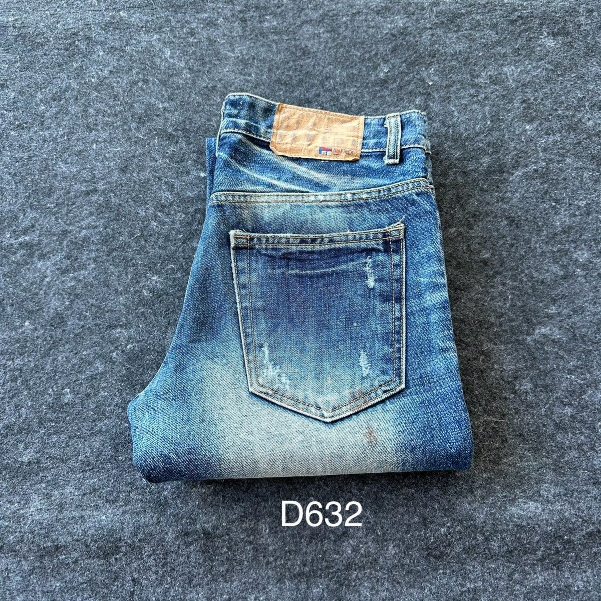 Tommy Hilfiger Sale 🔥 Vintage H by Figer Painter Denim D632 Size US 30 / EU 46 - 15 Thumbnail