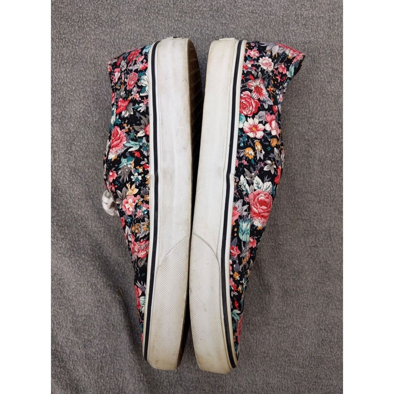 Vans Vans Shoes Mens Size 8.5 Womens 10 Black Floral Canvas Low Top Lace Up Skate Size M / US 6-8 / IT 42-44 - 7 Thumbnail