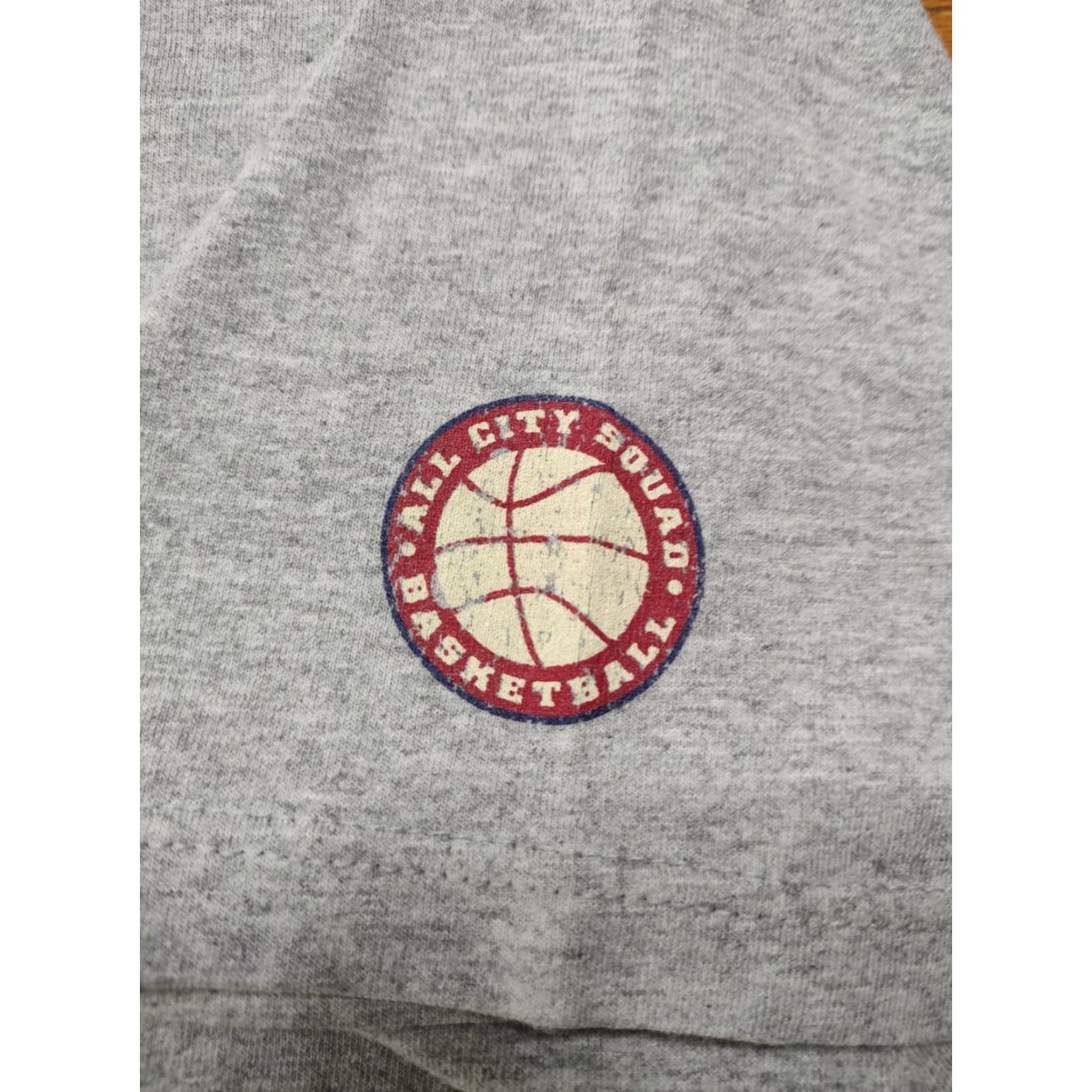 Vintage B.U.M. Equipment Basketball Gray T-Shirt Adult Large Tee USA Made Regular Unisex Mens Womens 90s Hip Hop Sports Shirt Size US L / EU 52-54 / 3 - 3 Thumbnail