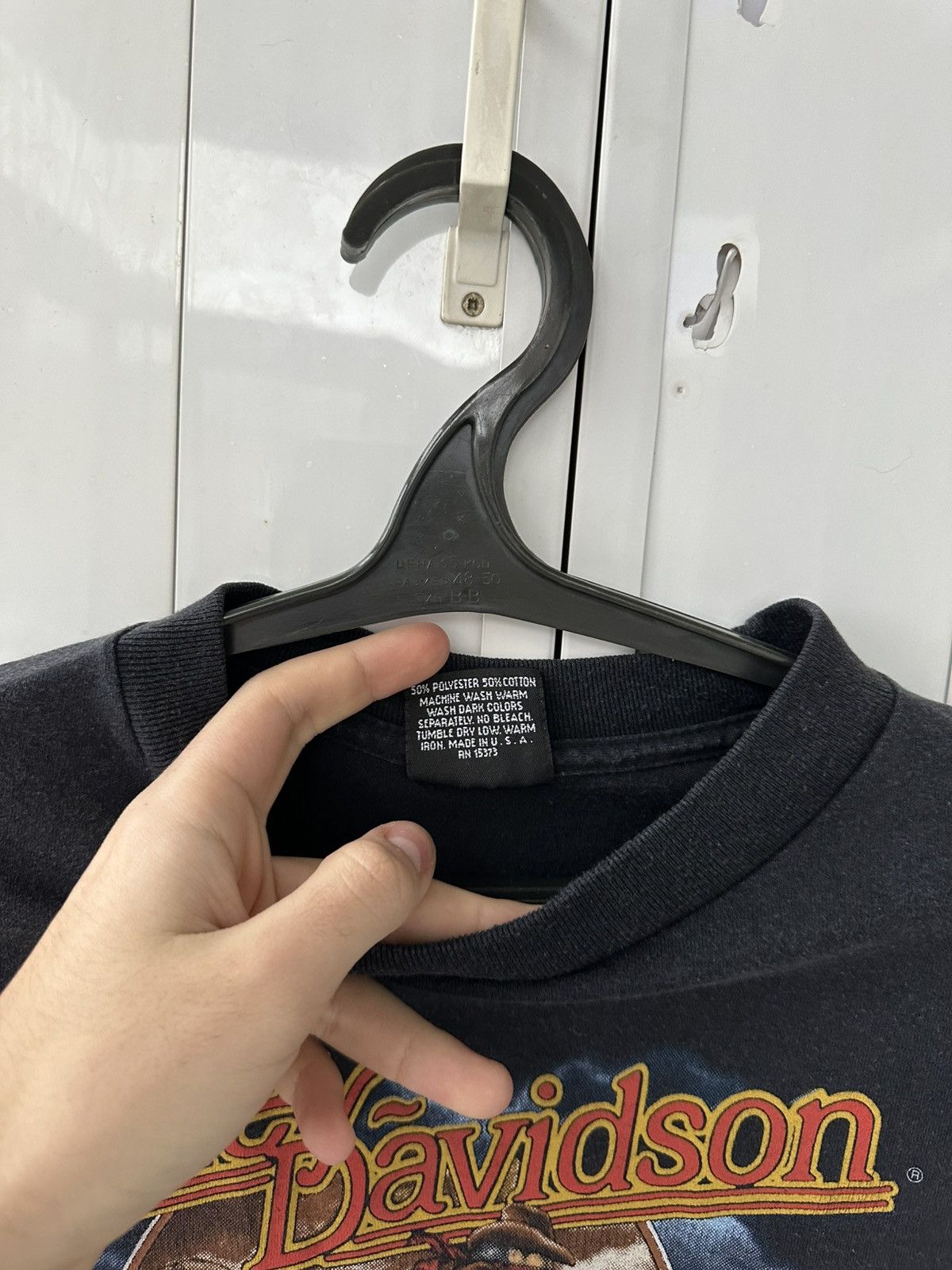 Harley Davidson 3D Emblem 1991 Vintage Harley Davidson T-shirt Size US L / EU 52-54 / 3 - 12 Thumbnail